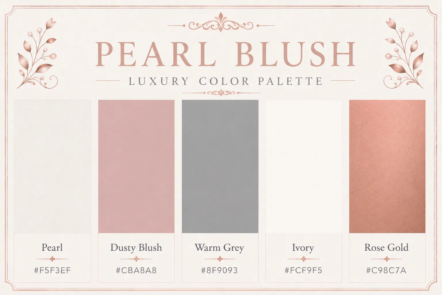 luxury color palette