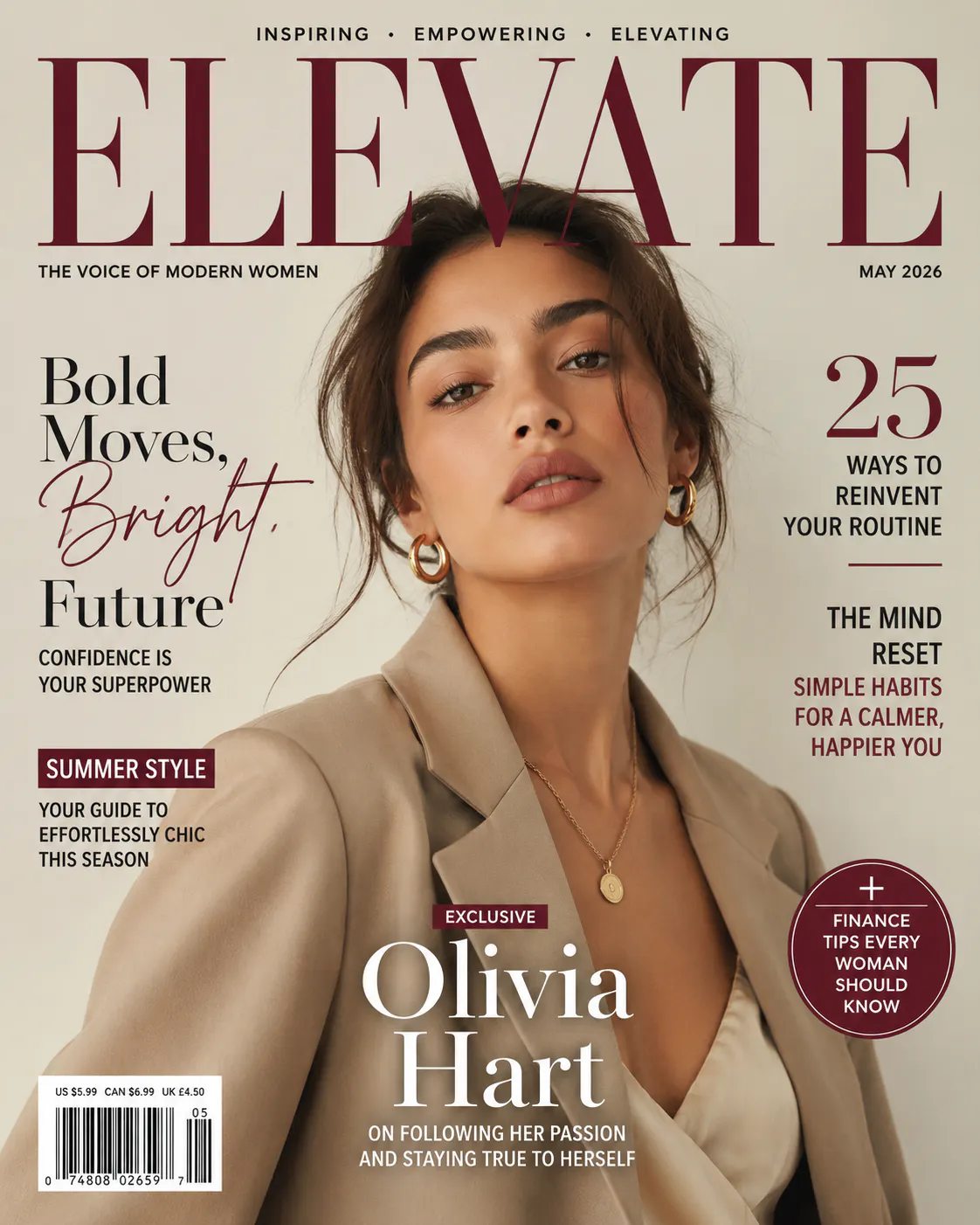 fashion magazine cover
