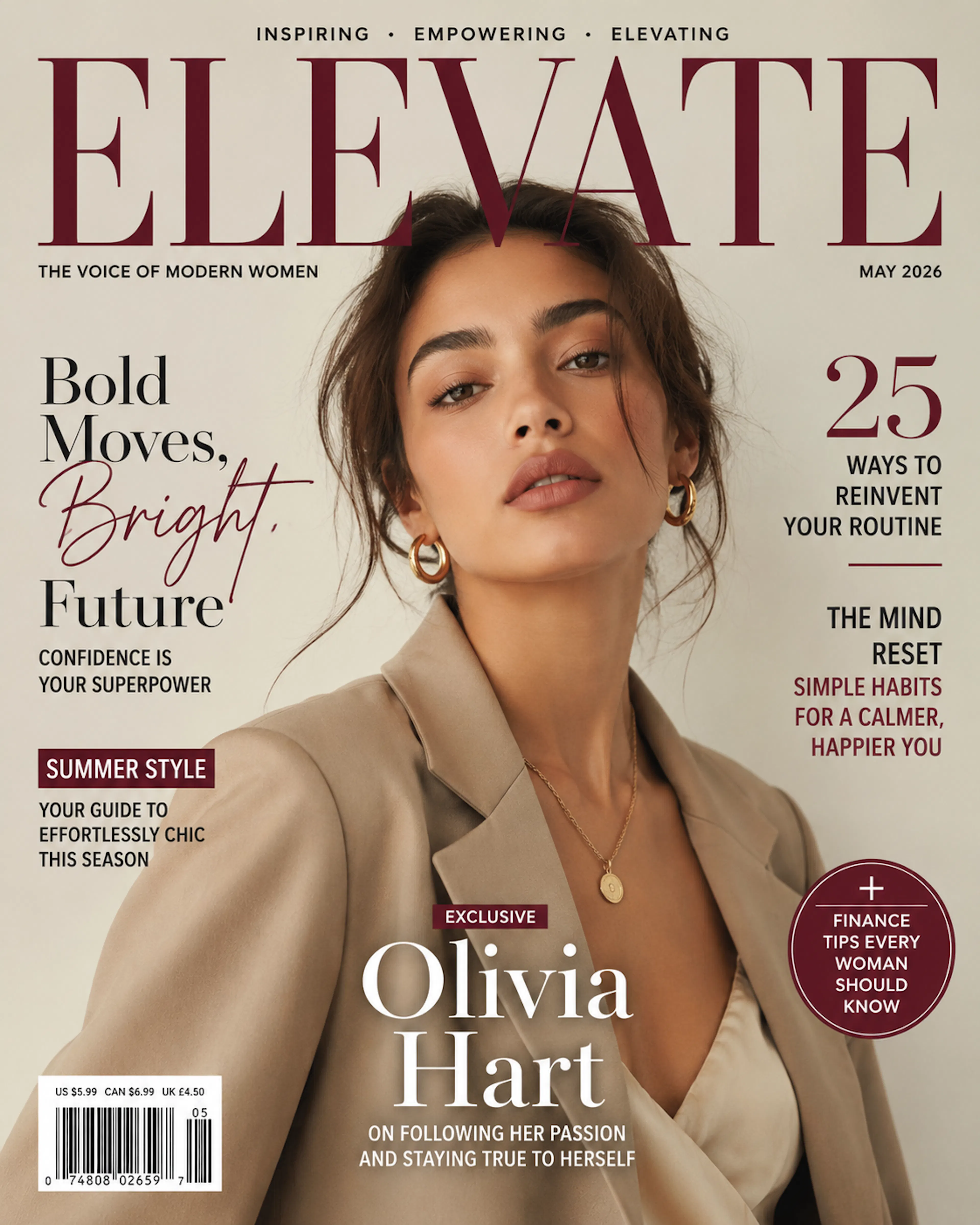 fashion magazine cover