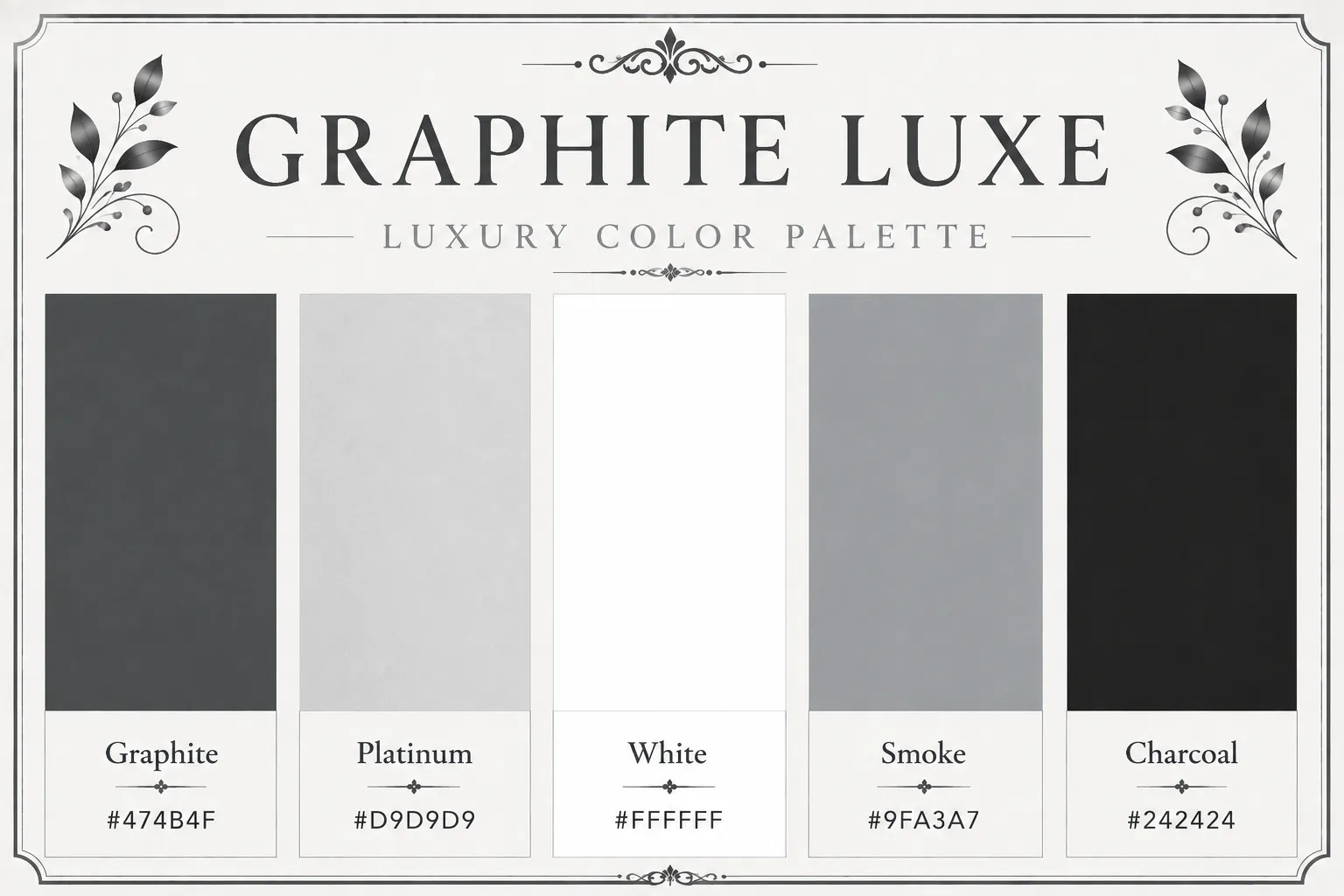 luxury color palette