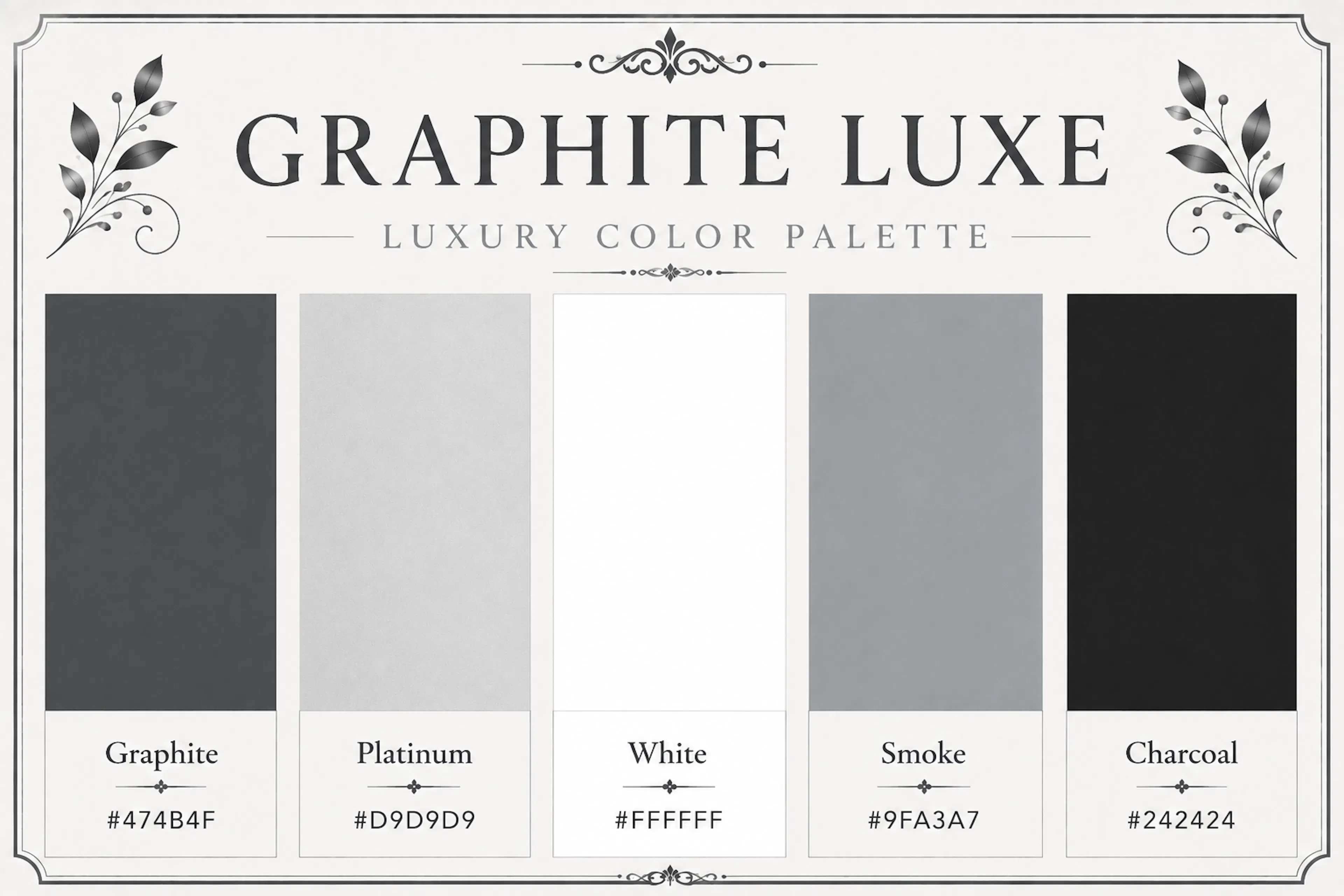luxury color palette
