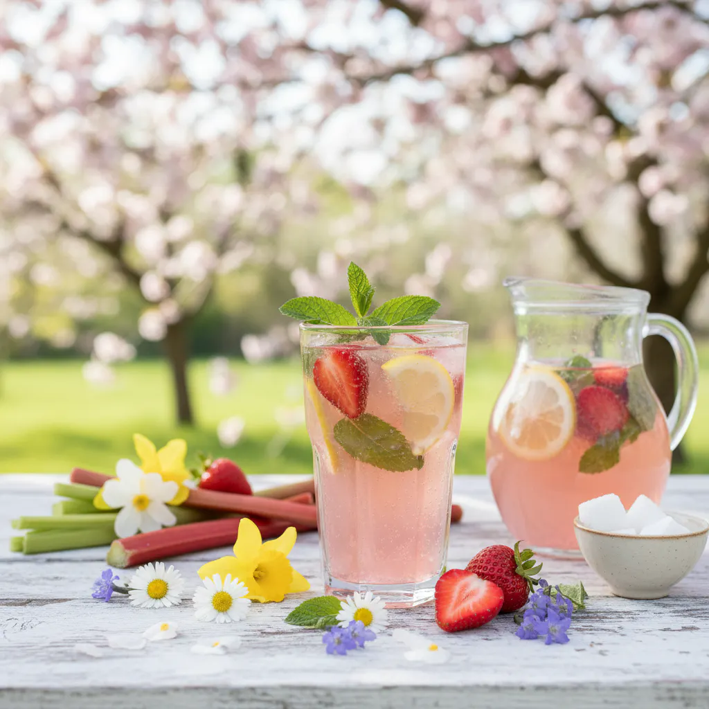 spring cocktail photography