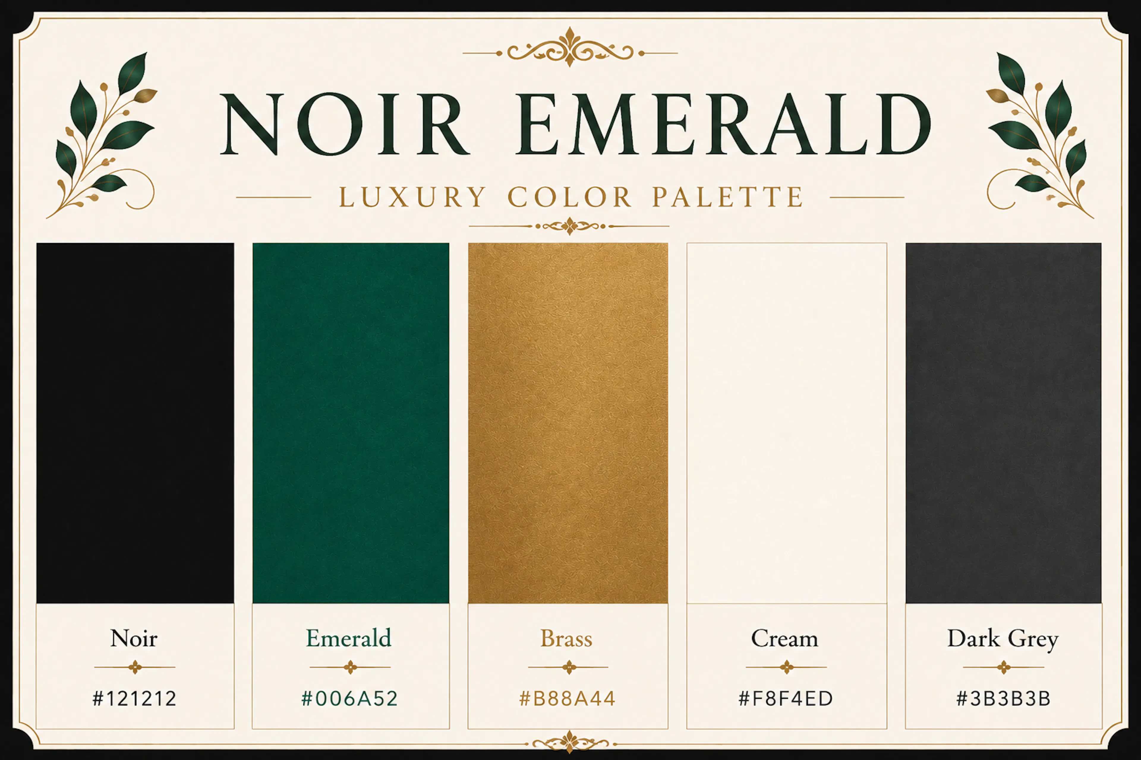 luxury color palette