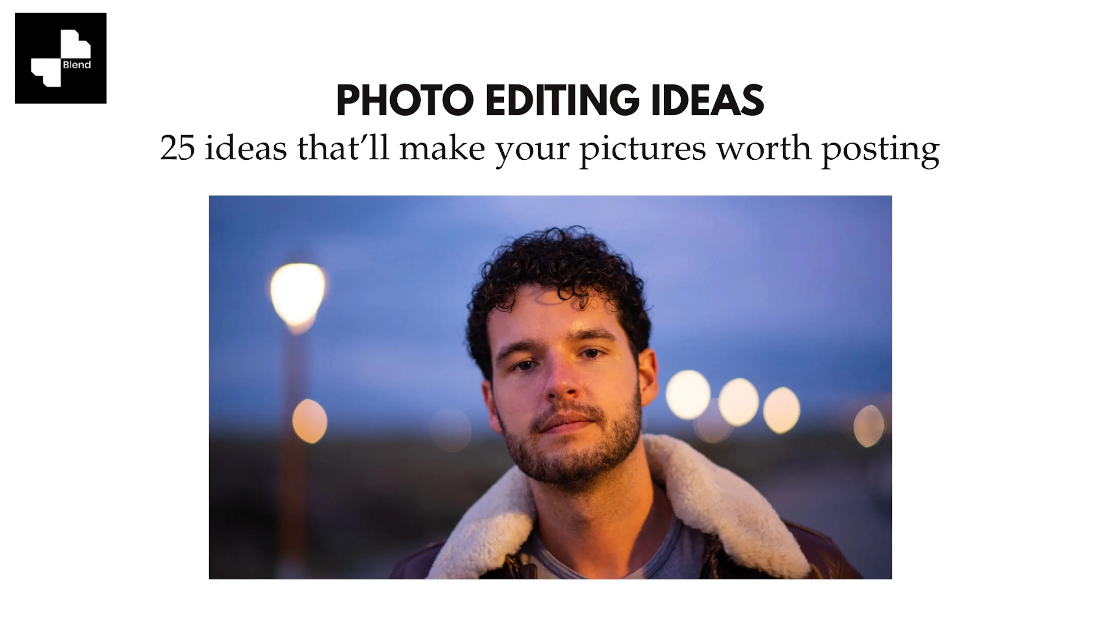 photo editing ideas