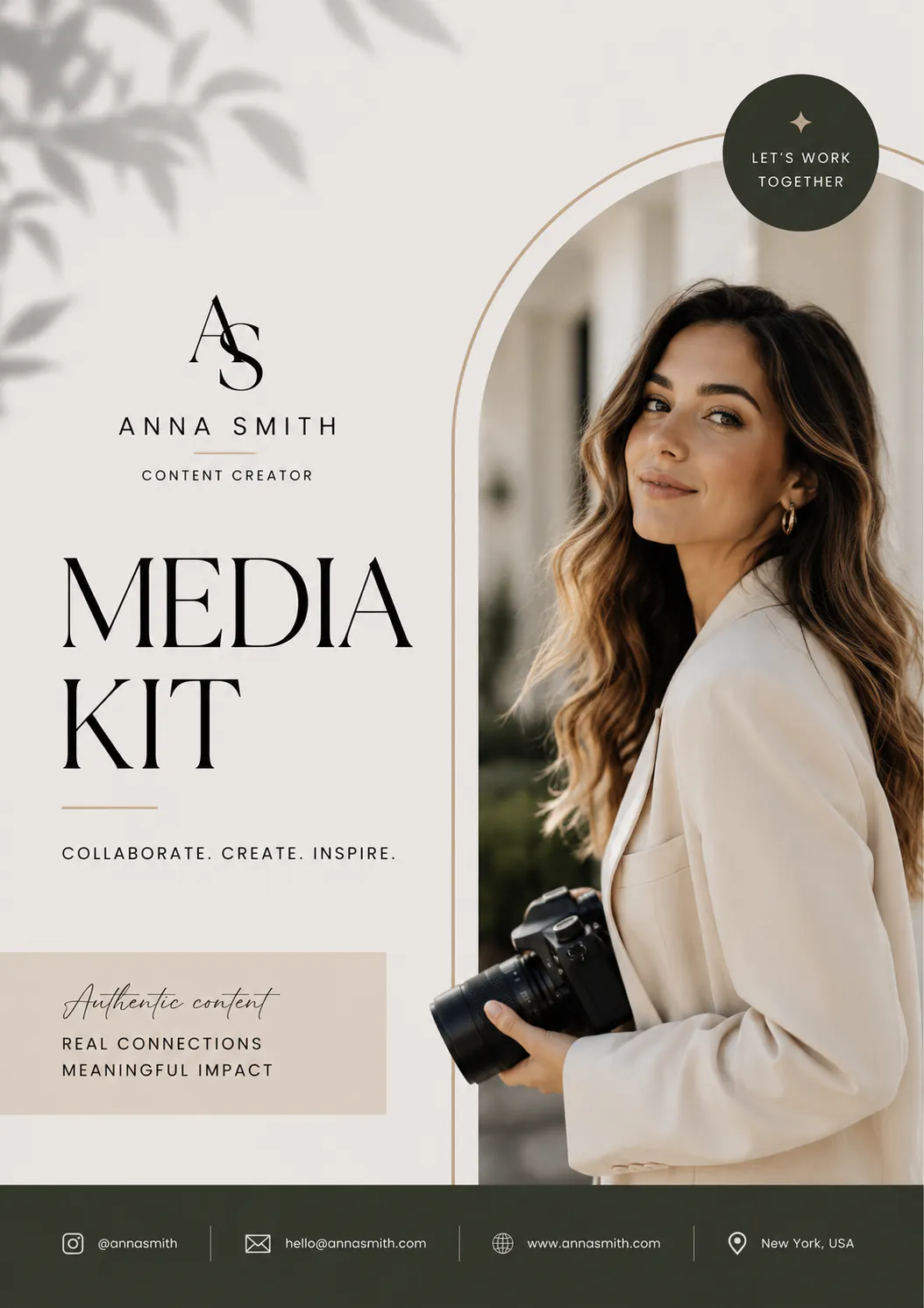 media kit cover page