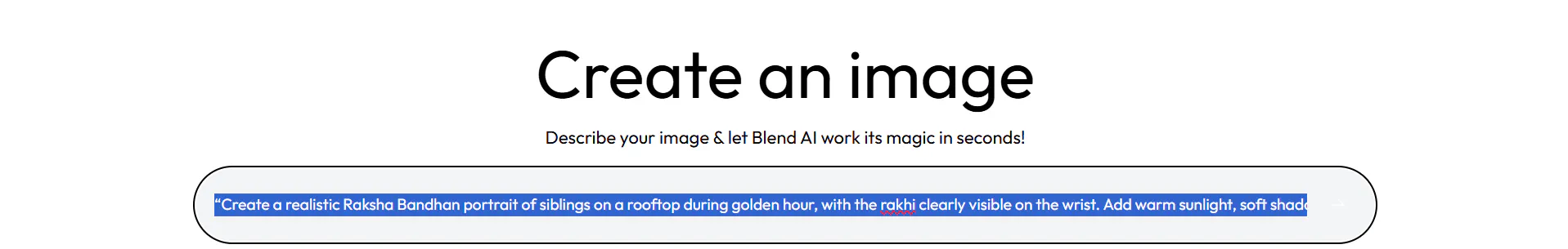 Describe Your Rakhi Photo