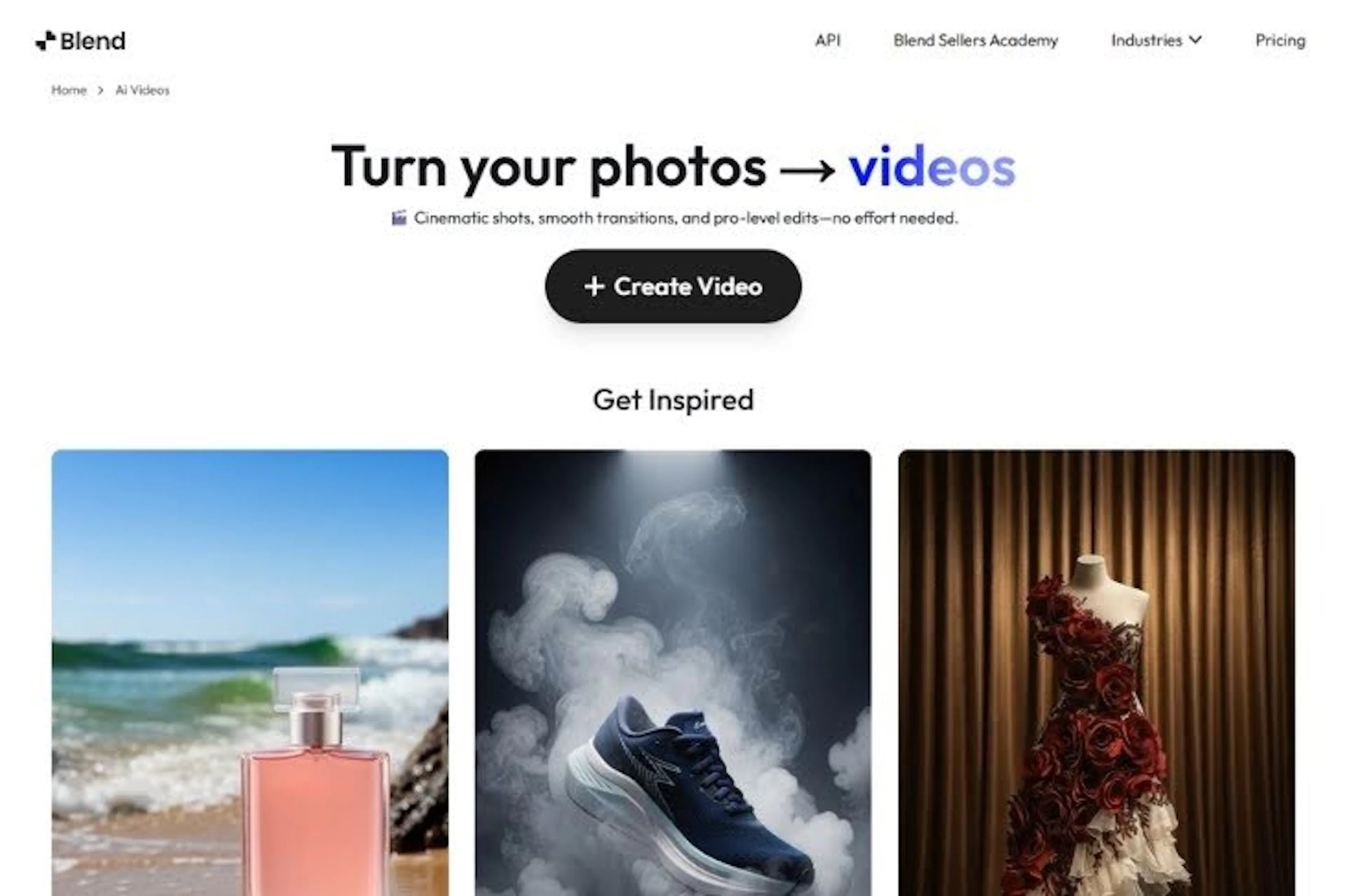 Blend AI Videos
