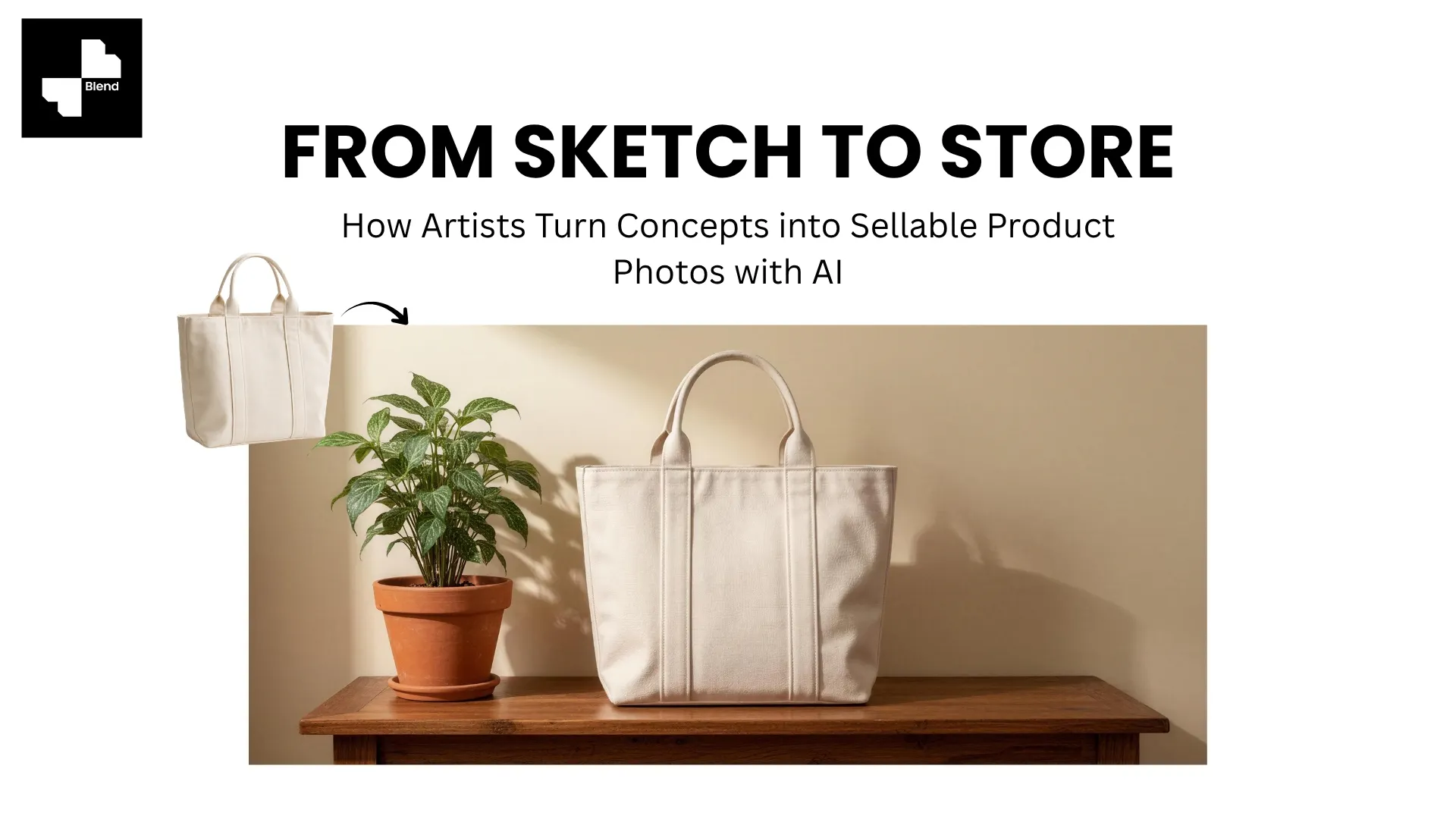 From Sketch to Store, How Artists Turn Concepts into Sellable Product Photos with AI