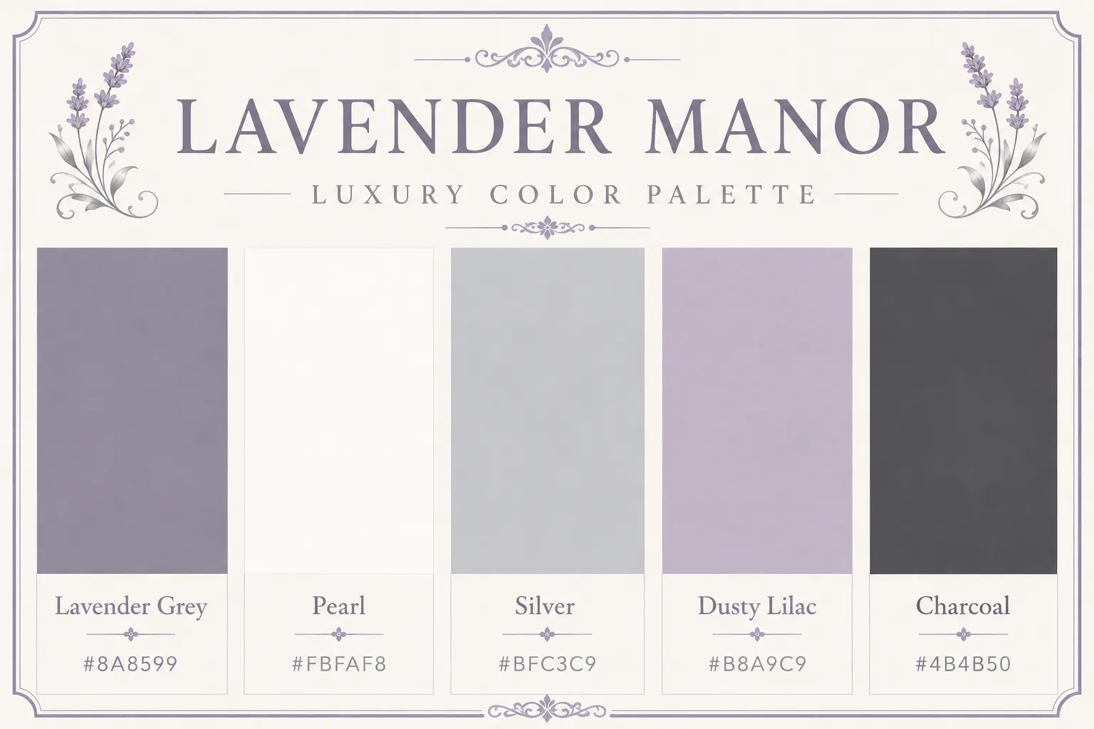 luxury color palette