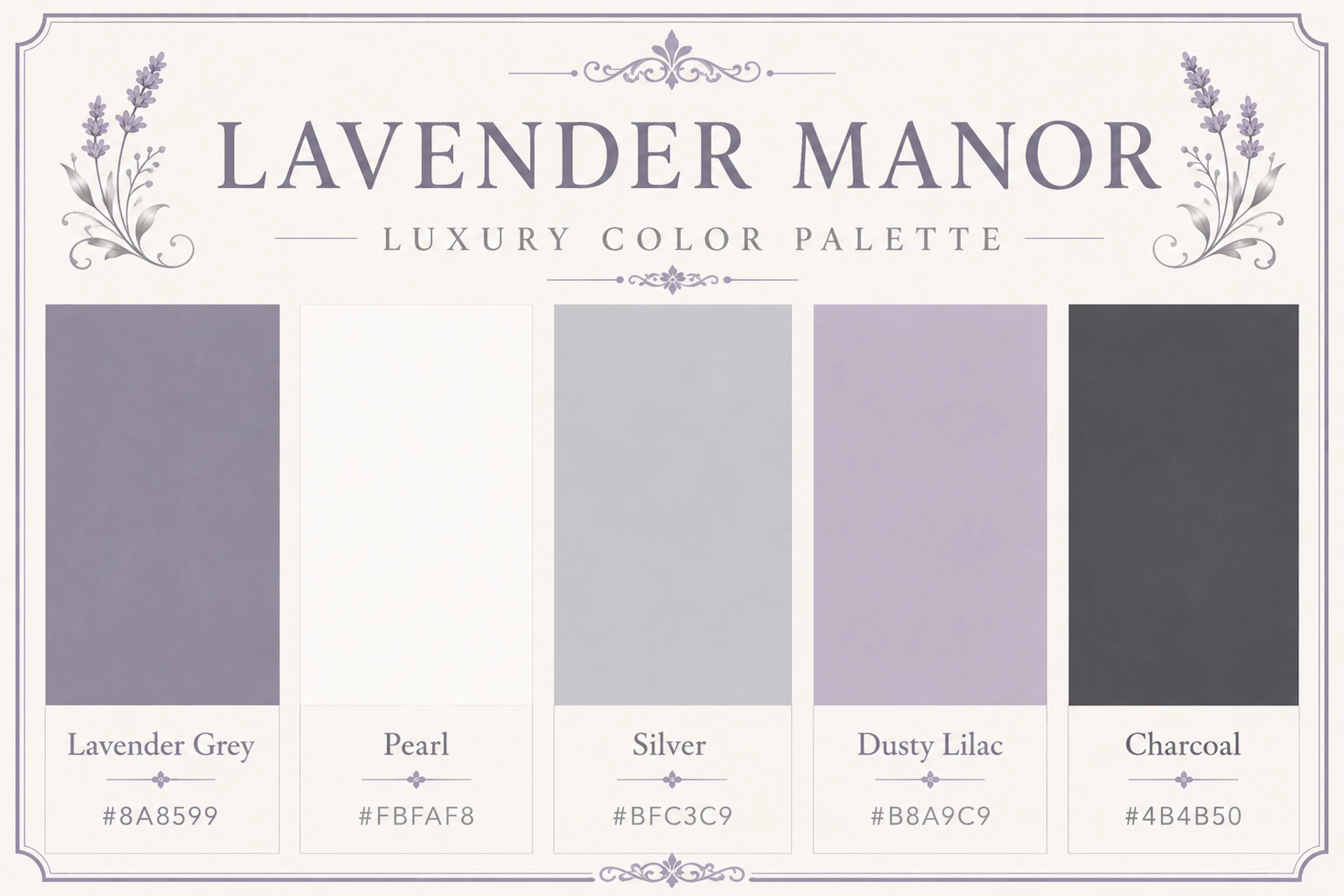 luxury color palette