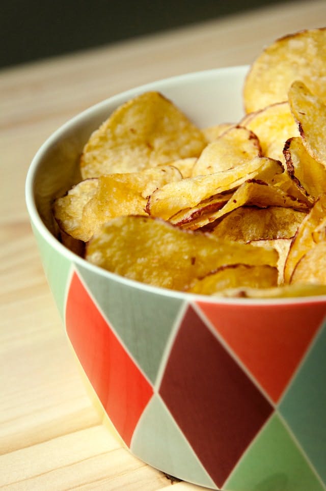 Potato chips / crisps are great for donating