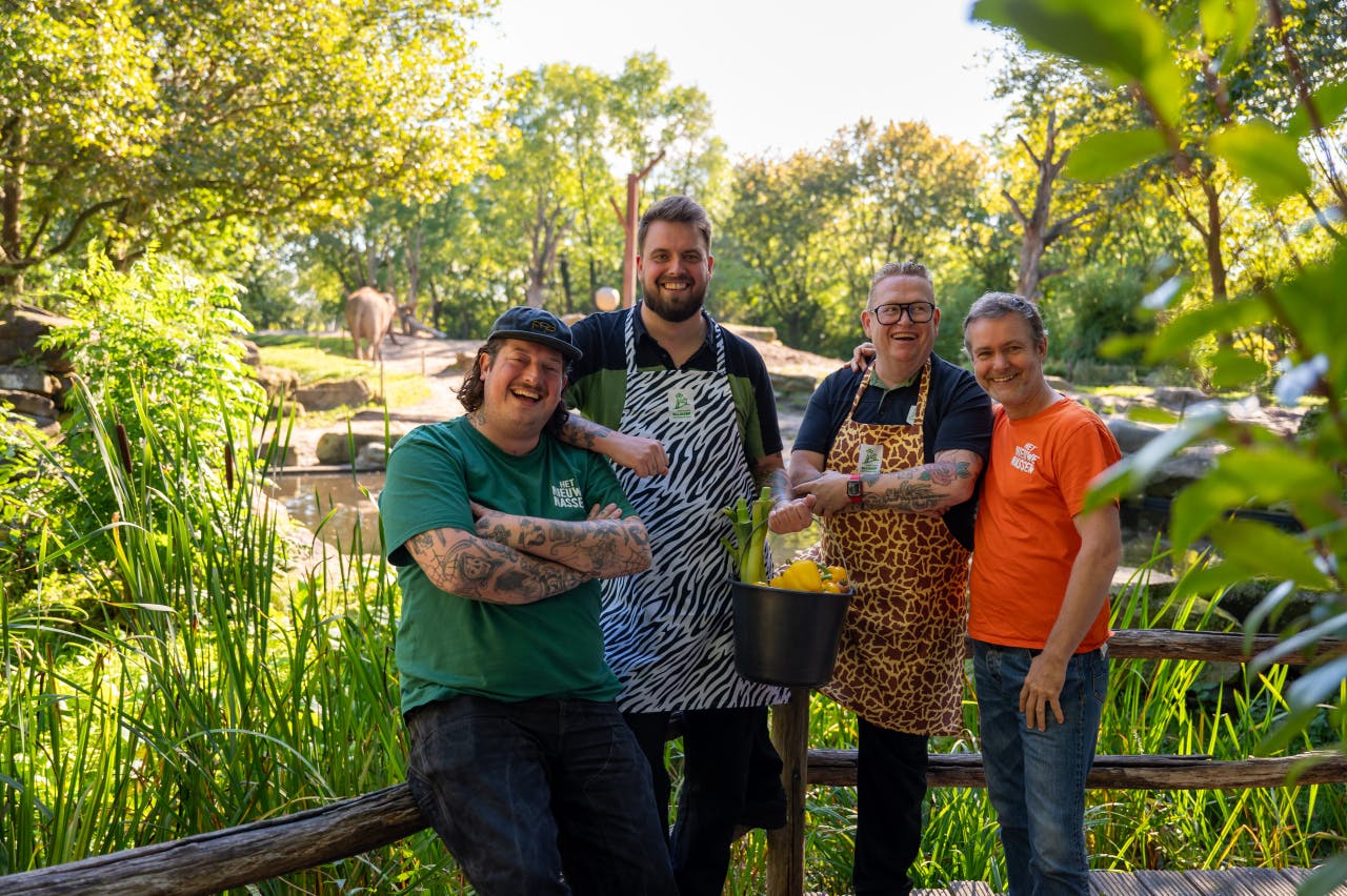 Campagnefoto Keuken Blijdorp met Perry, Pepijn, Jos en Edwin