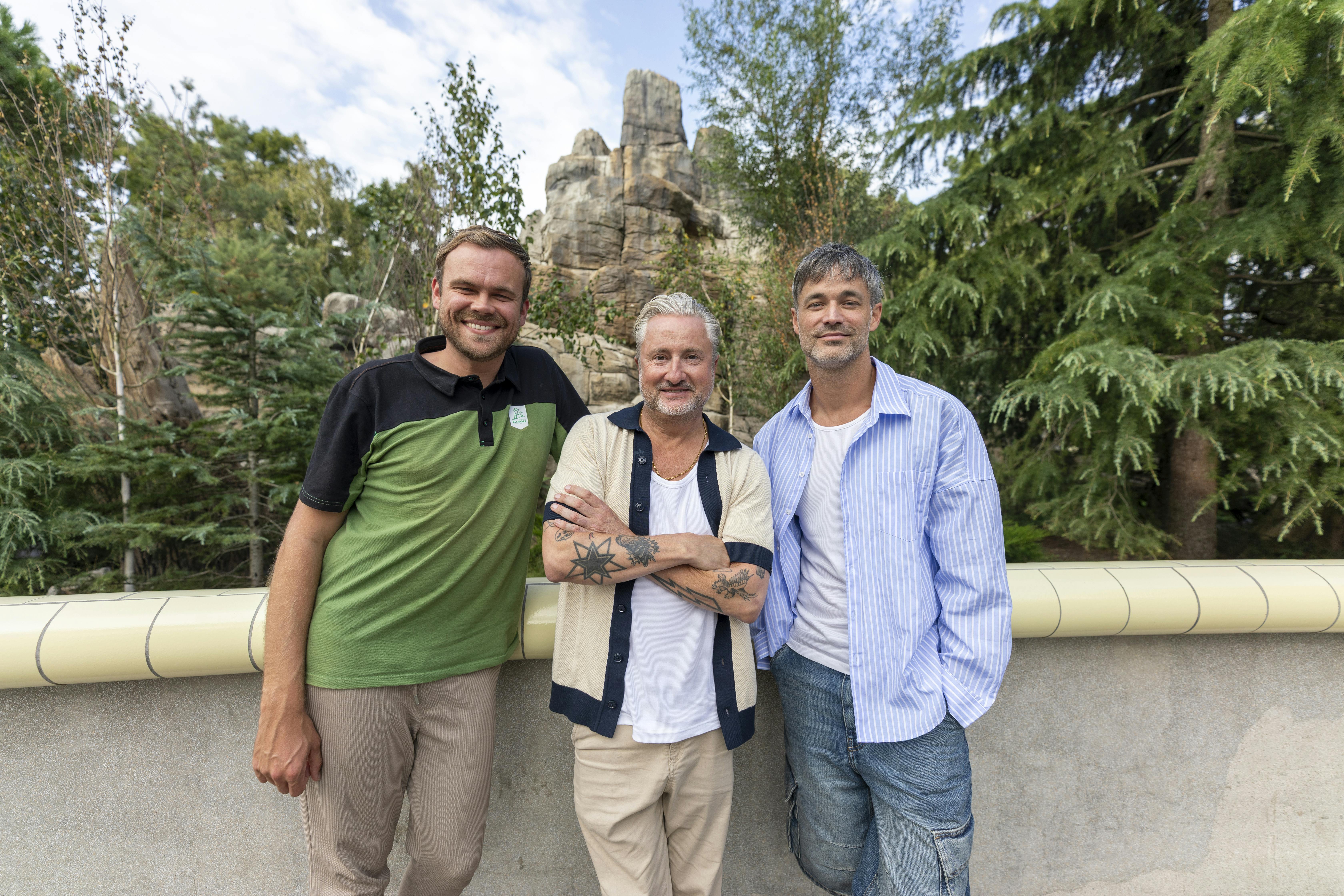 Portret van Jan Kooijman, Dennis Weening en Blijdorper Jeroen Kappelhof