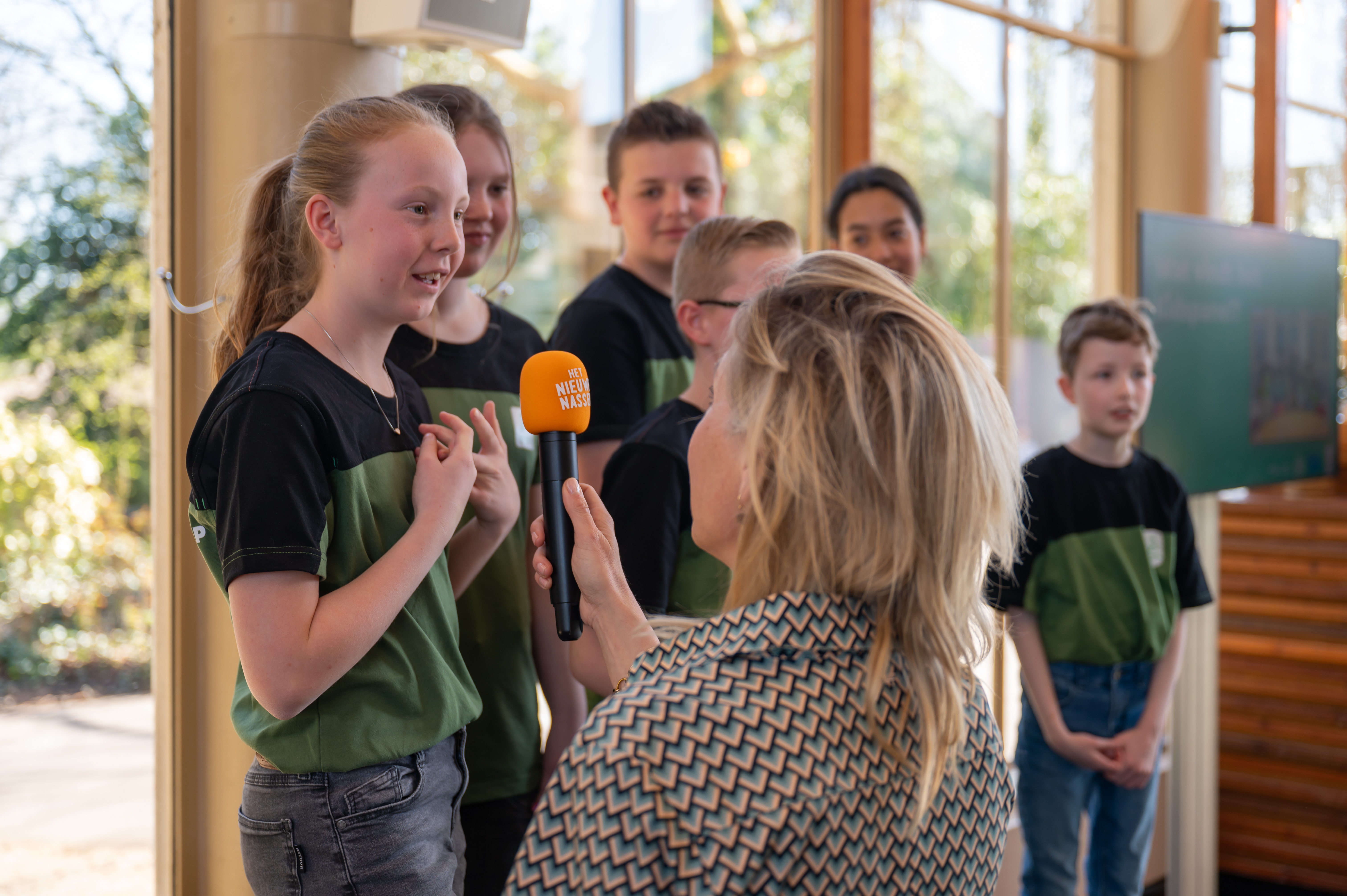 Kidspanel wordt geïnterviewd door Carolien Ottjes