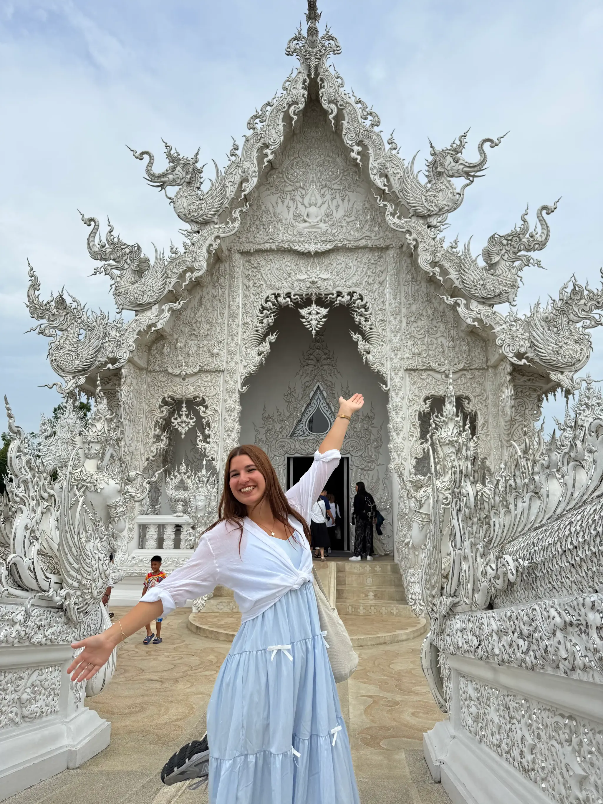 Tempio bianco in Thailandia