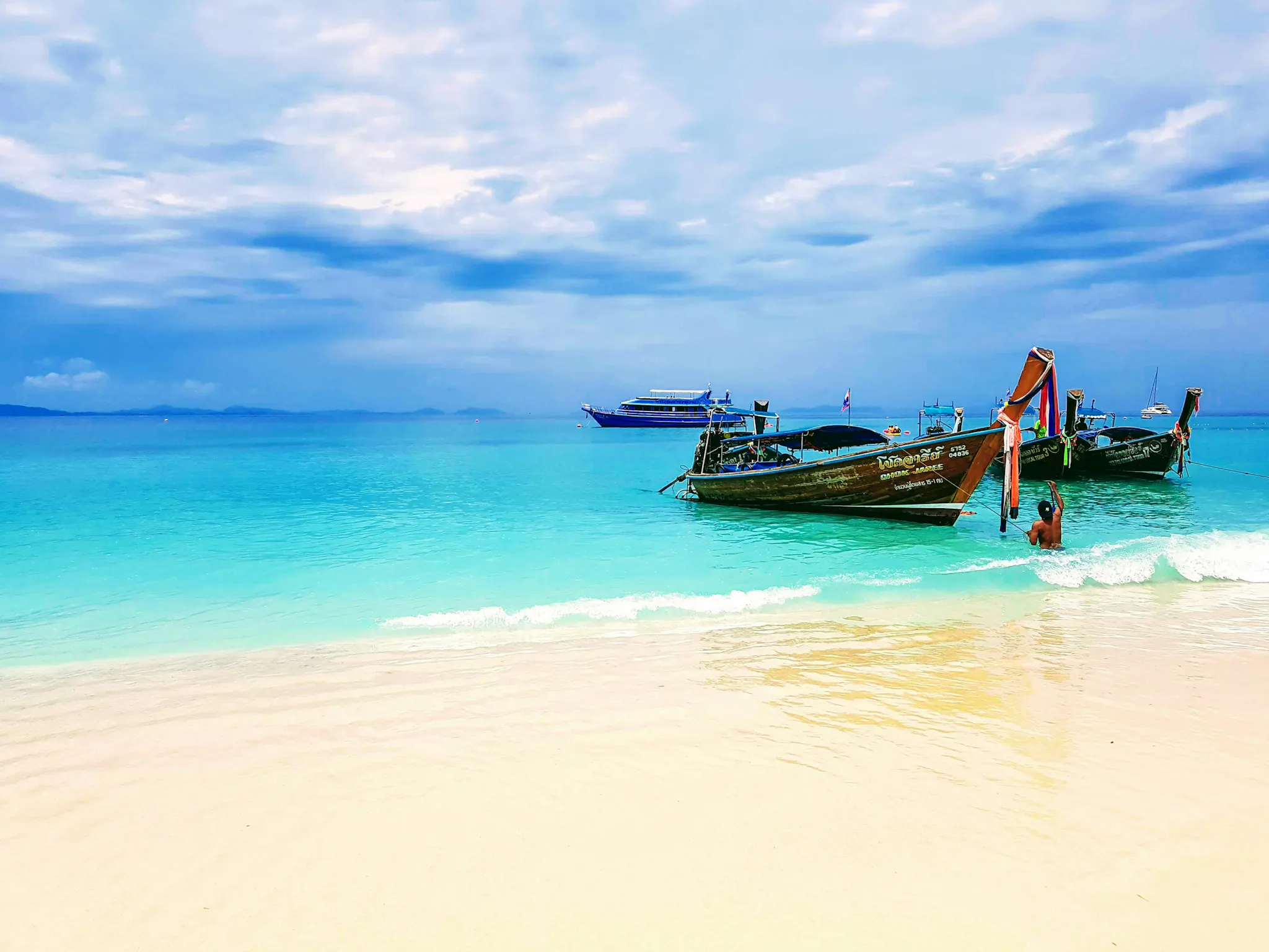 Il meraviglioso mare a Phuket