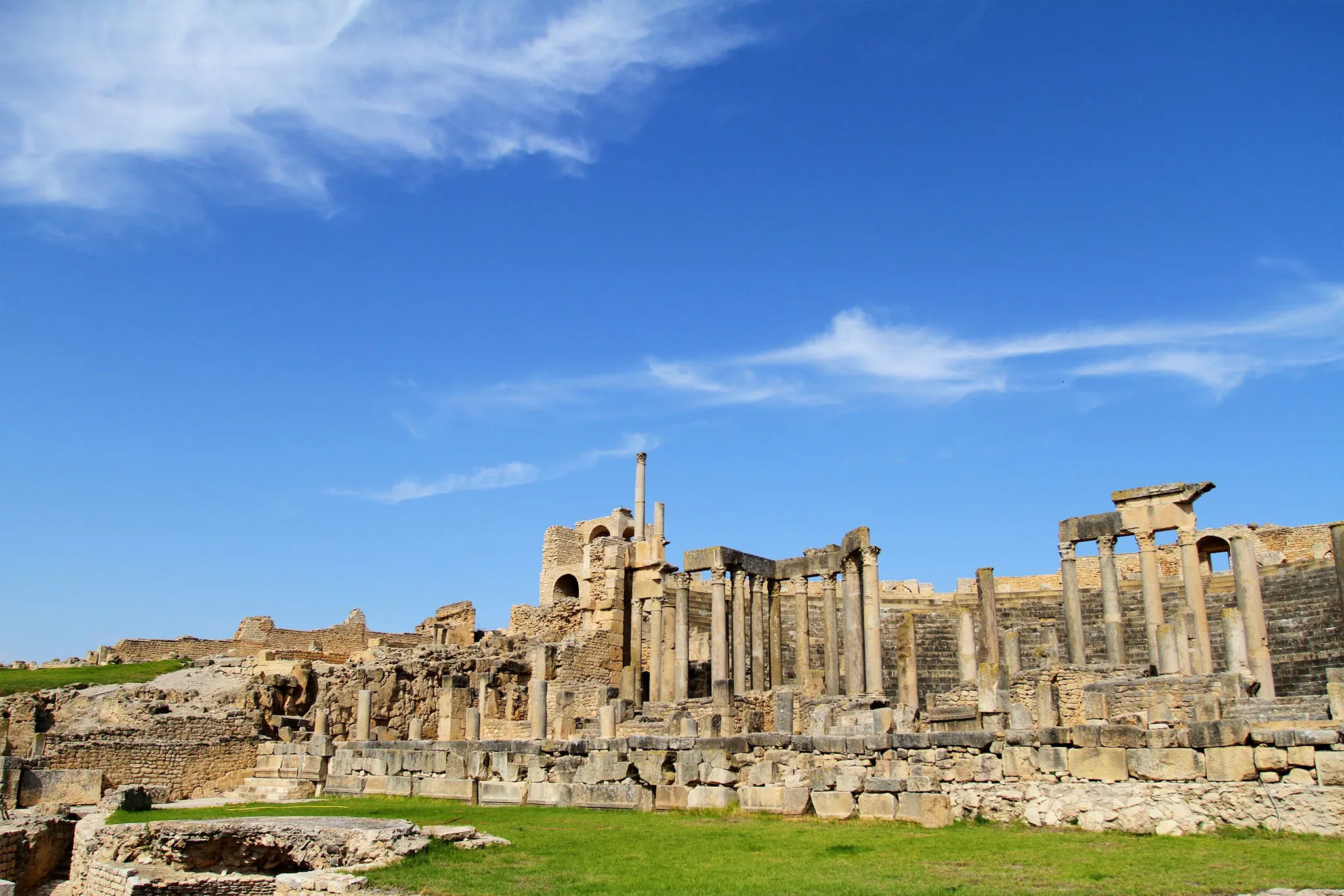 Rovine di Cartagine in Tunisia