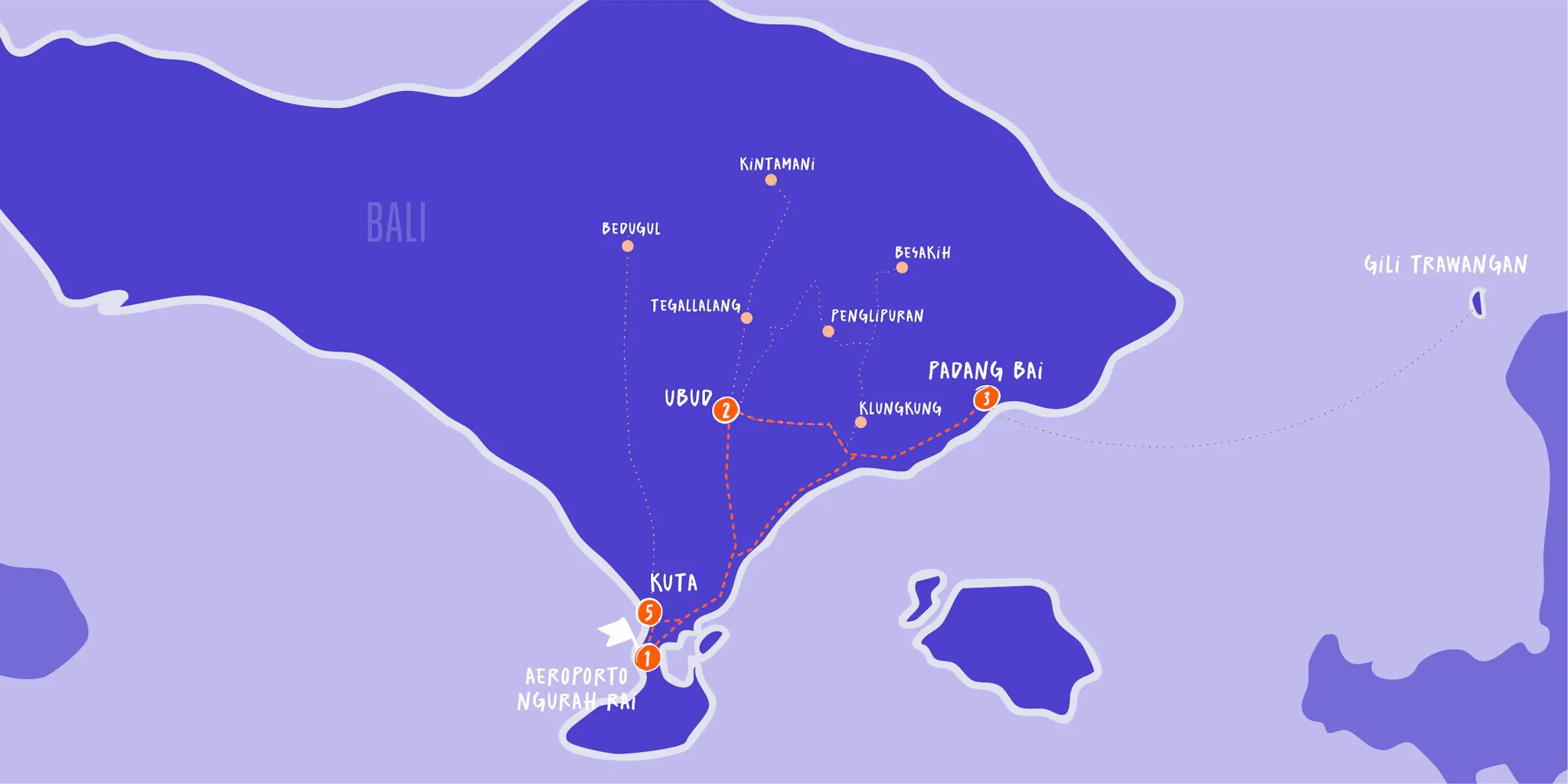 Mappa Bali