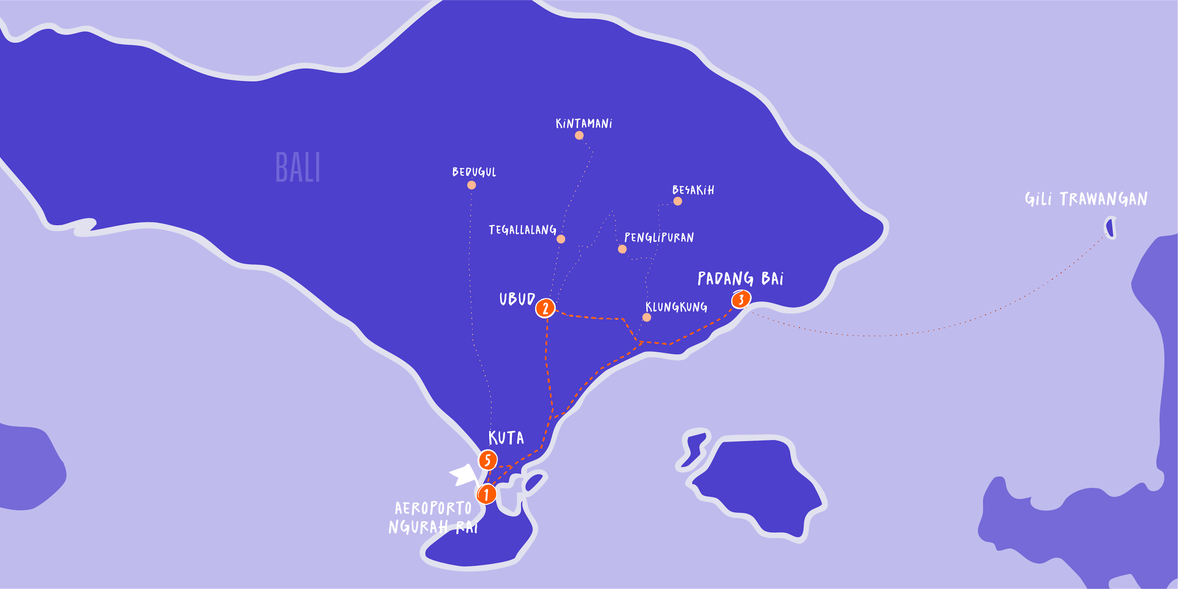 Mappa Bali