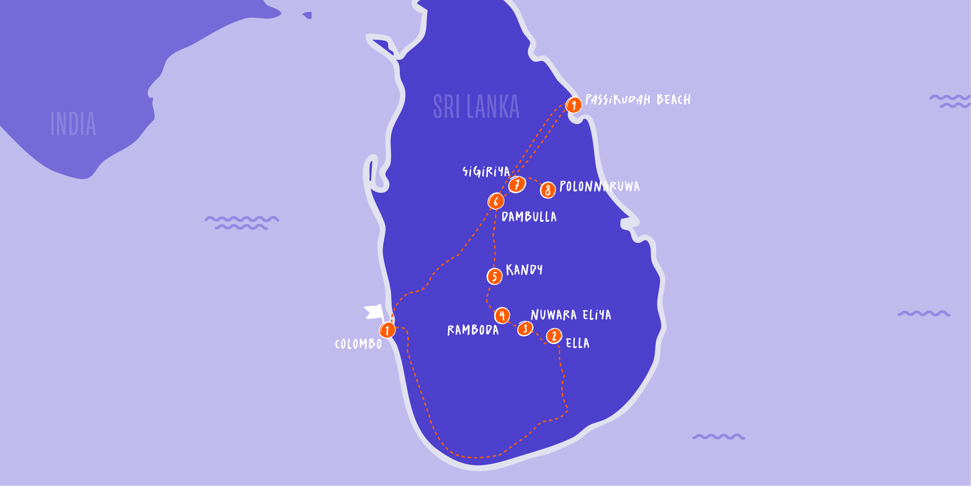 Mappa Sri Lanka