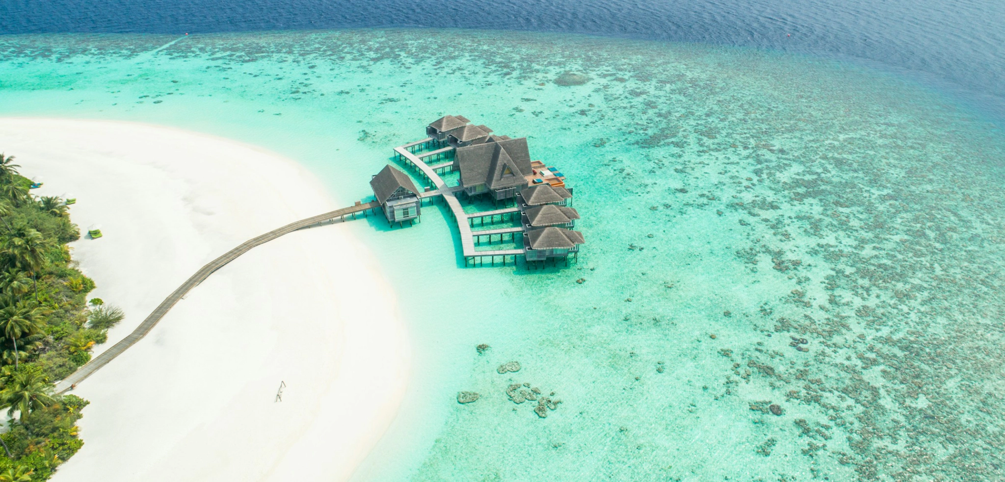 Il panorama che vedrai alle Maldive