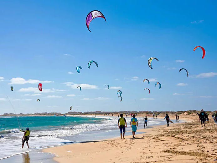 Lezione di kytesurf all'Isola di Sal