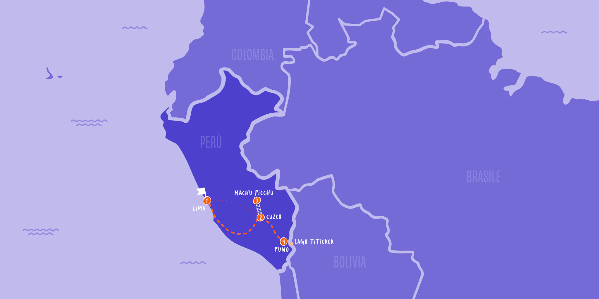 Mappa Perù