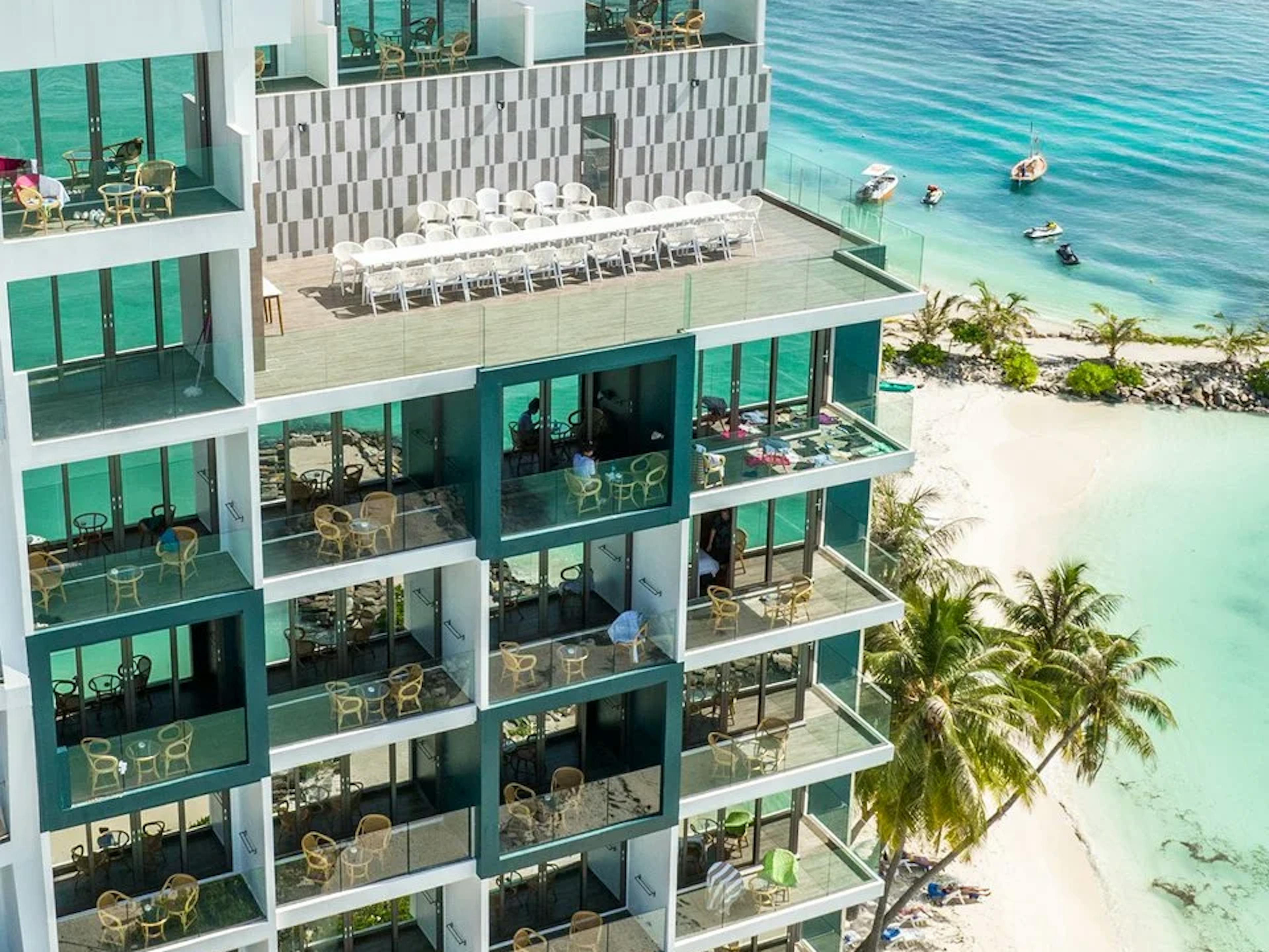 Hotel sulla spiaggia alle Maldive