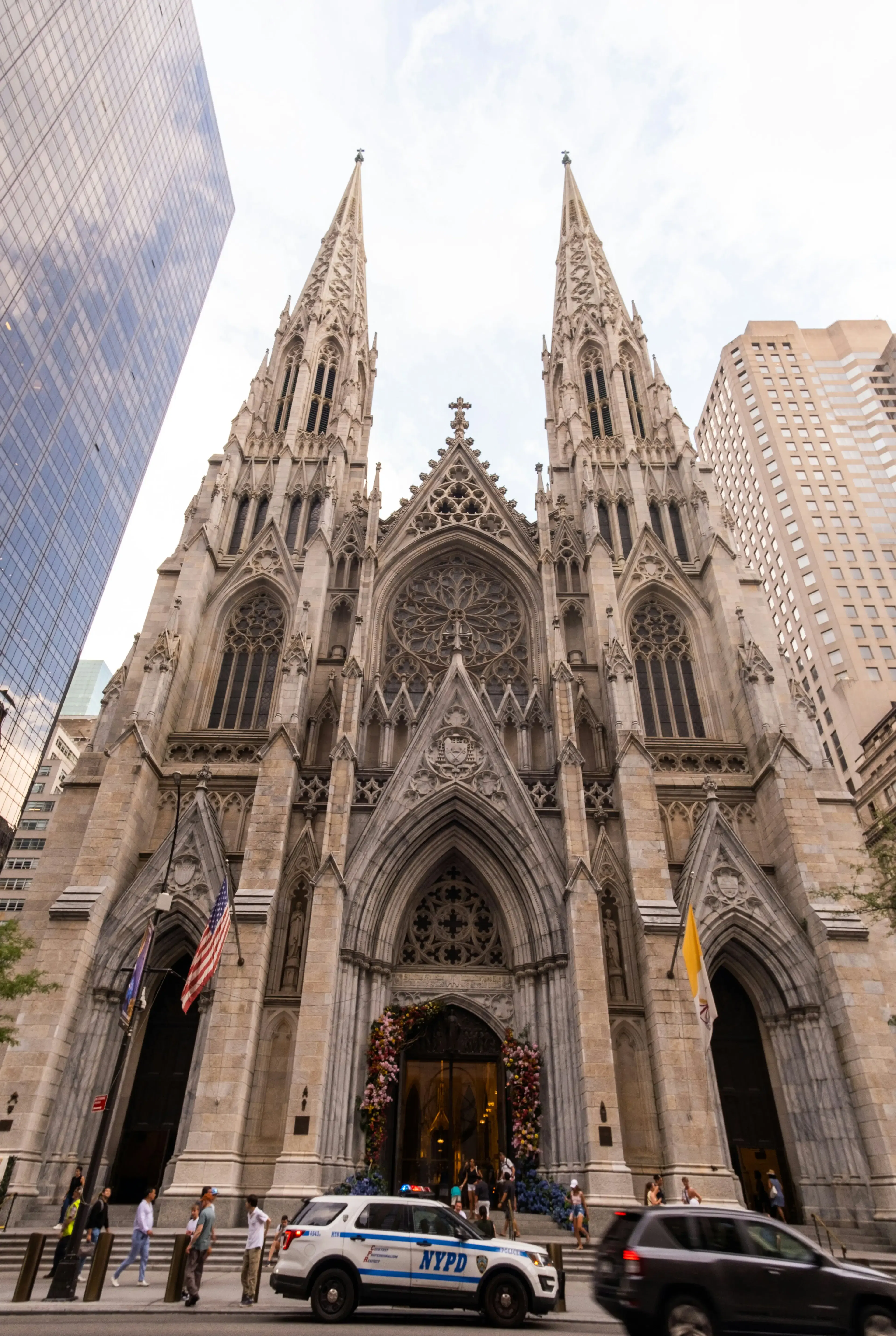 Vista sulla Cattedrale di San Patrick a New York