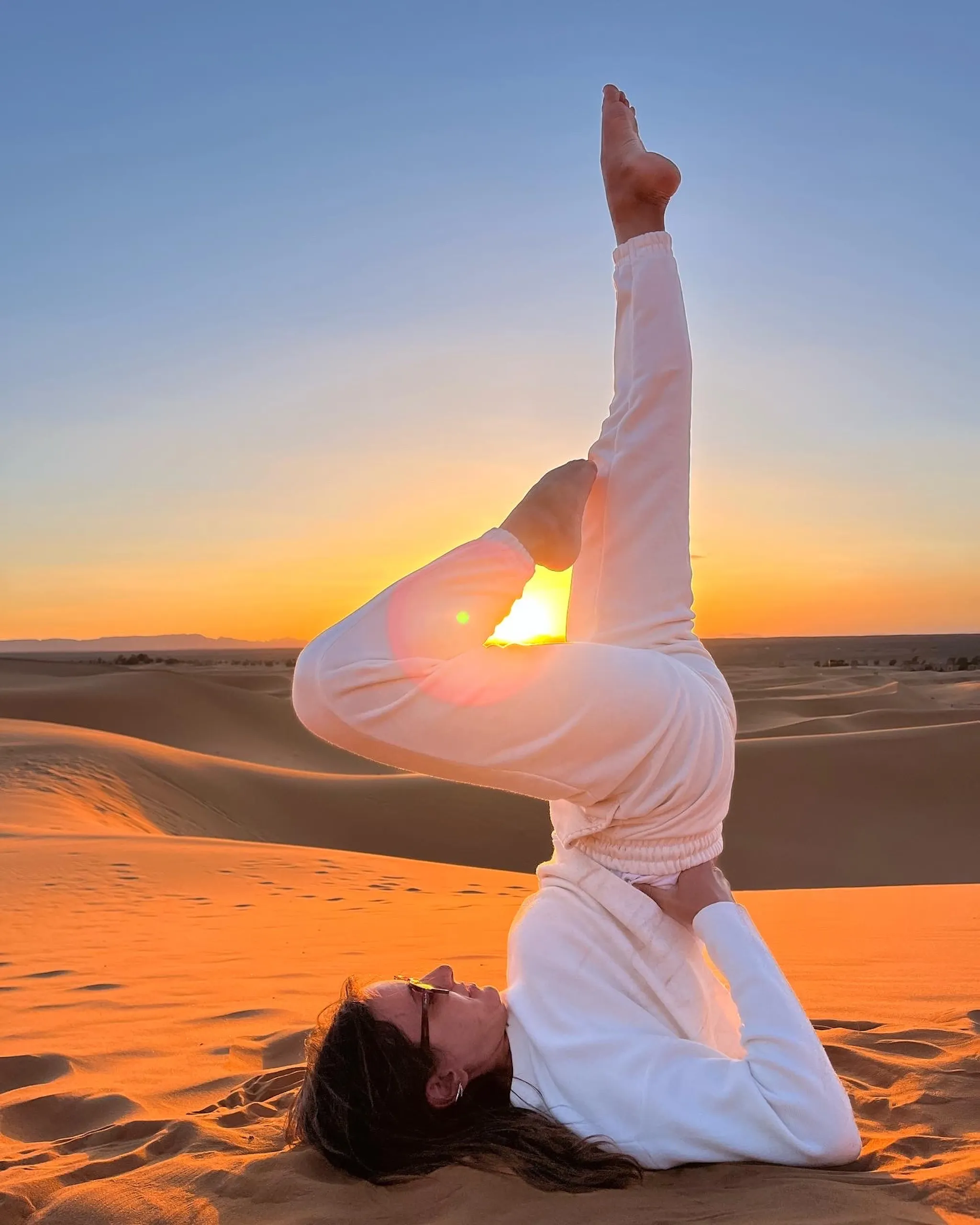 Tramonto nel deserto