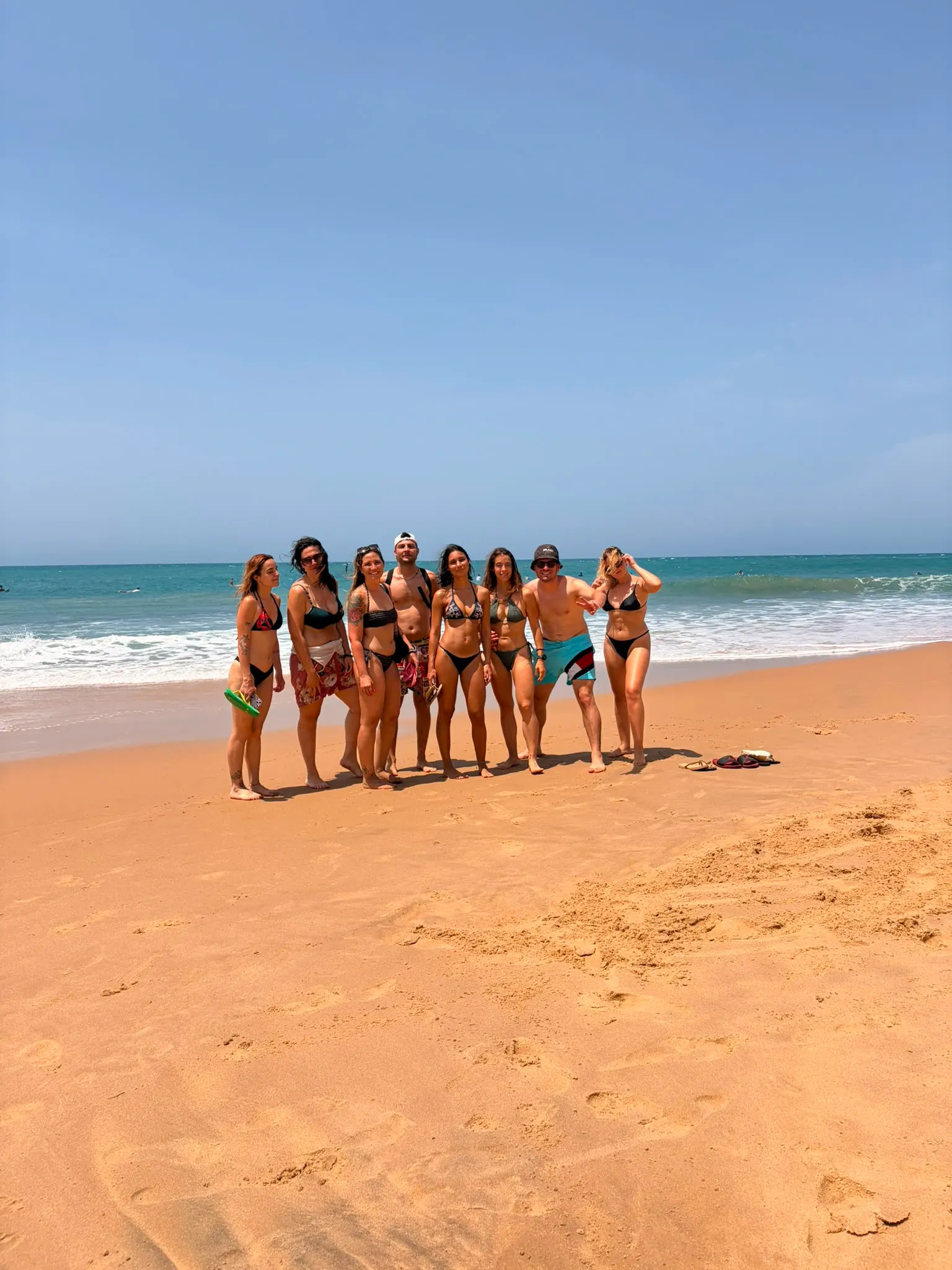 Spiaggia bianchissima in Sri Lanka