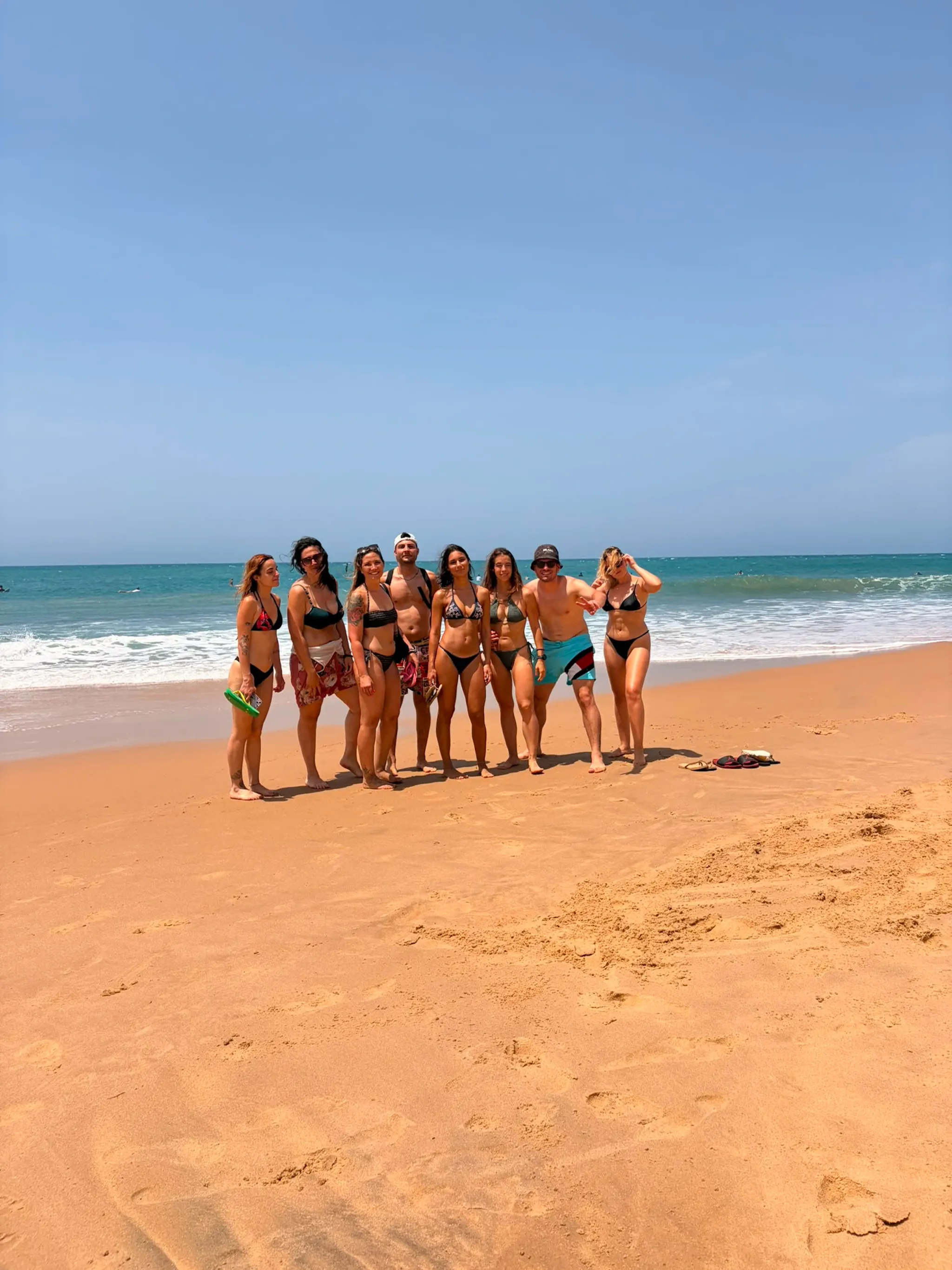Spiaggia bianchissima in Sri Lanka