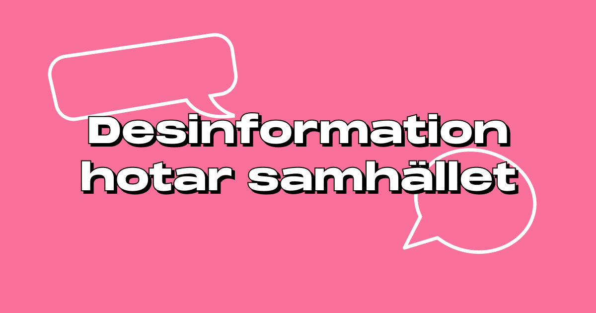 Blir världen bättre? | Desinformation hotar samhället
