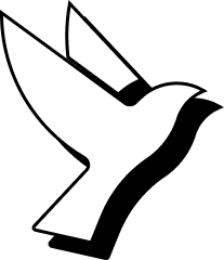 Konturerna av en fågel