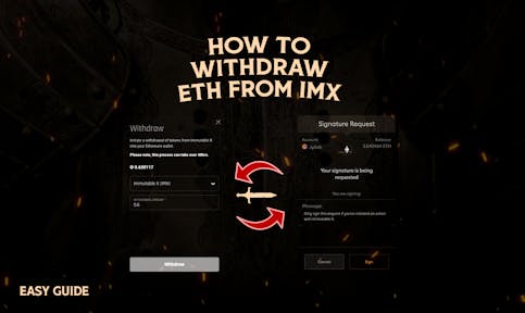 How to Withdraw ETH from Immutable X - A Simple Guide