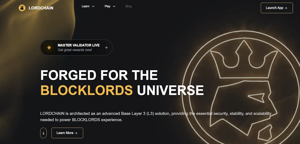 BLOCKLORDS Unveils LORDCHAIN
