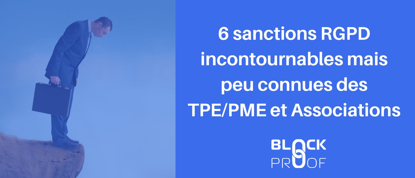 Sanctions RGPD TPE PME Association