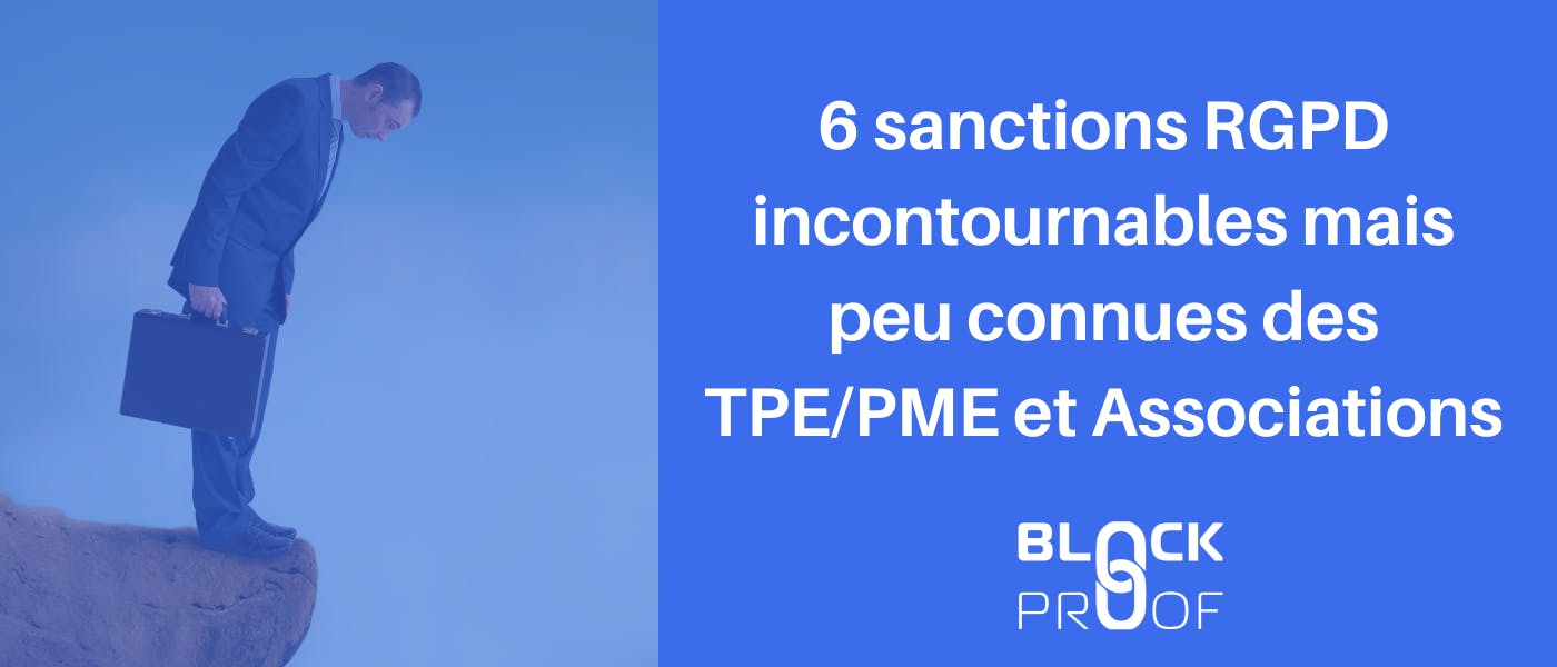 Sanctions RGPD Entreprise Association