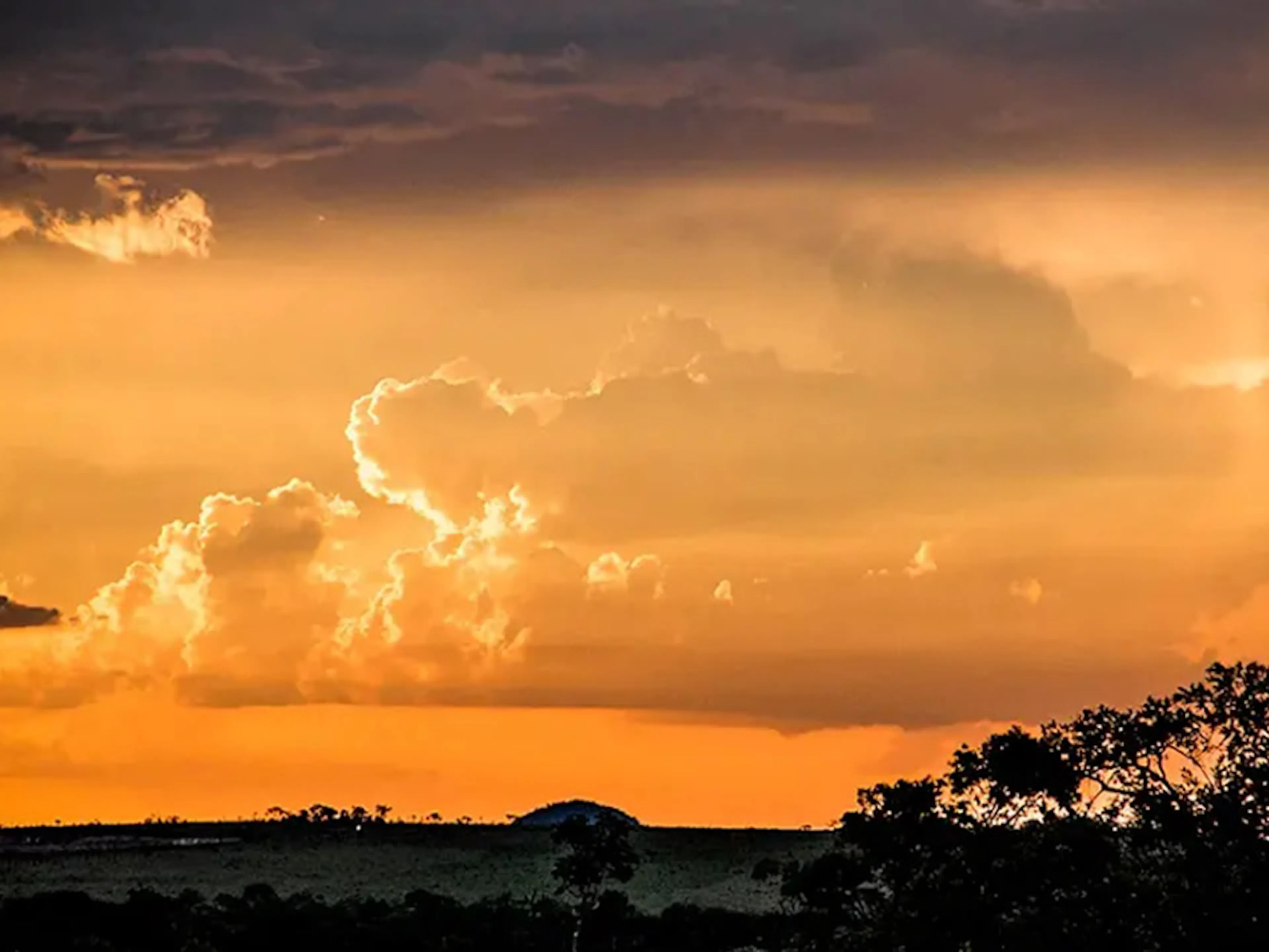 Pôr do sol na Chapada dos Veadeiros