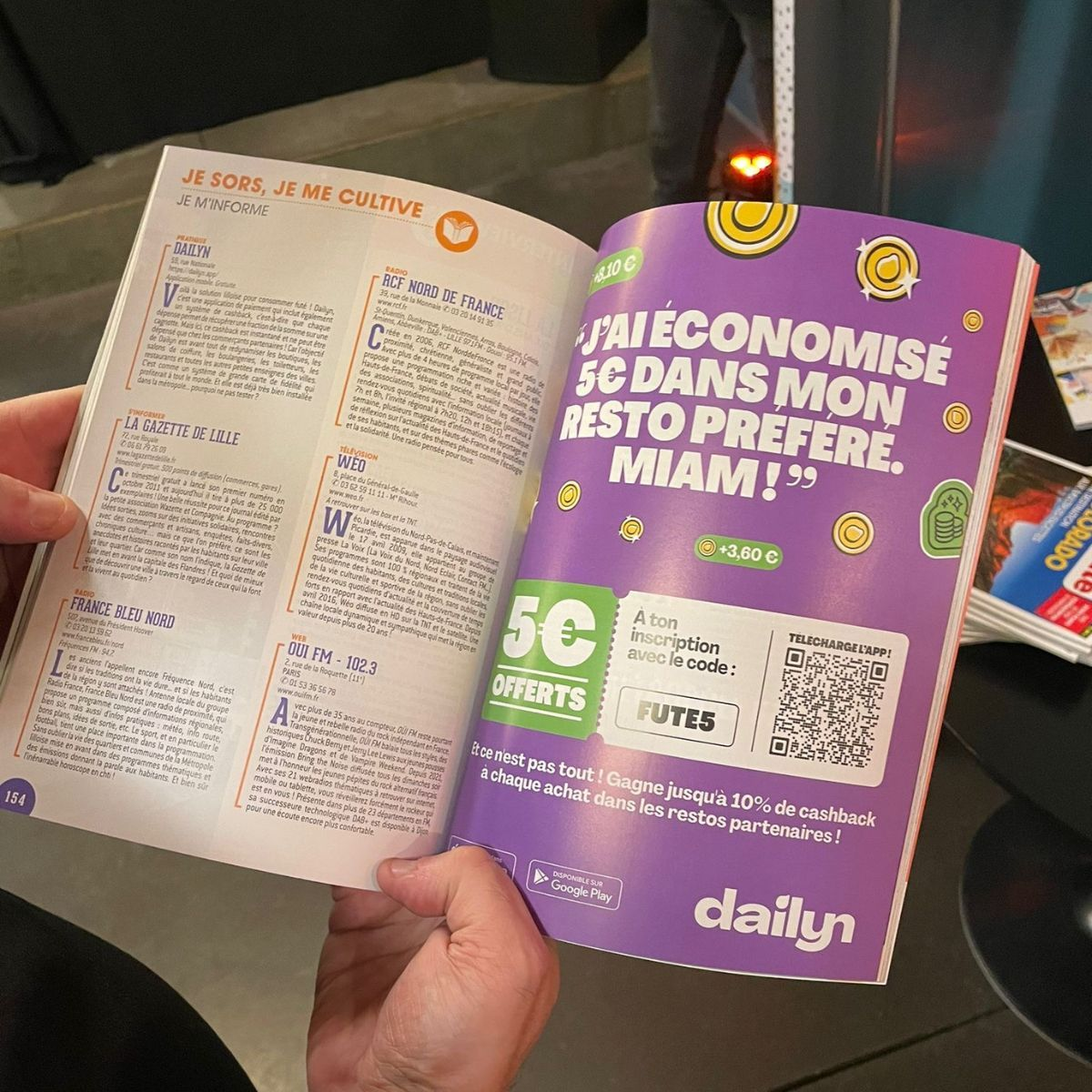 Magazine ouvert