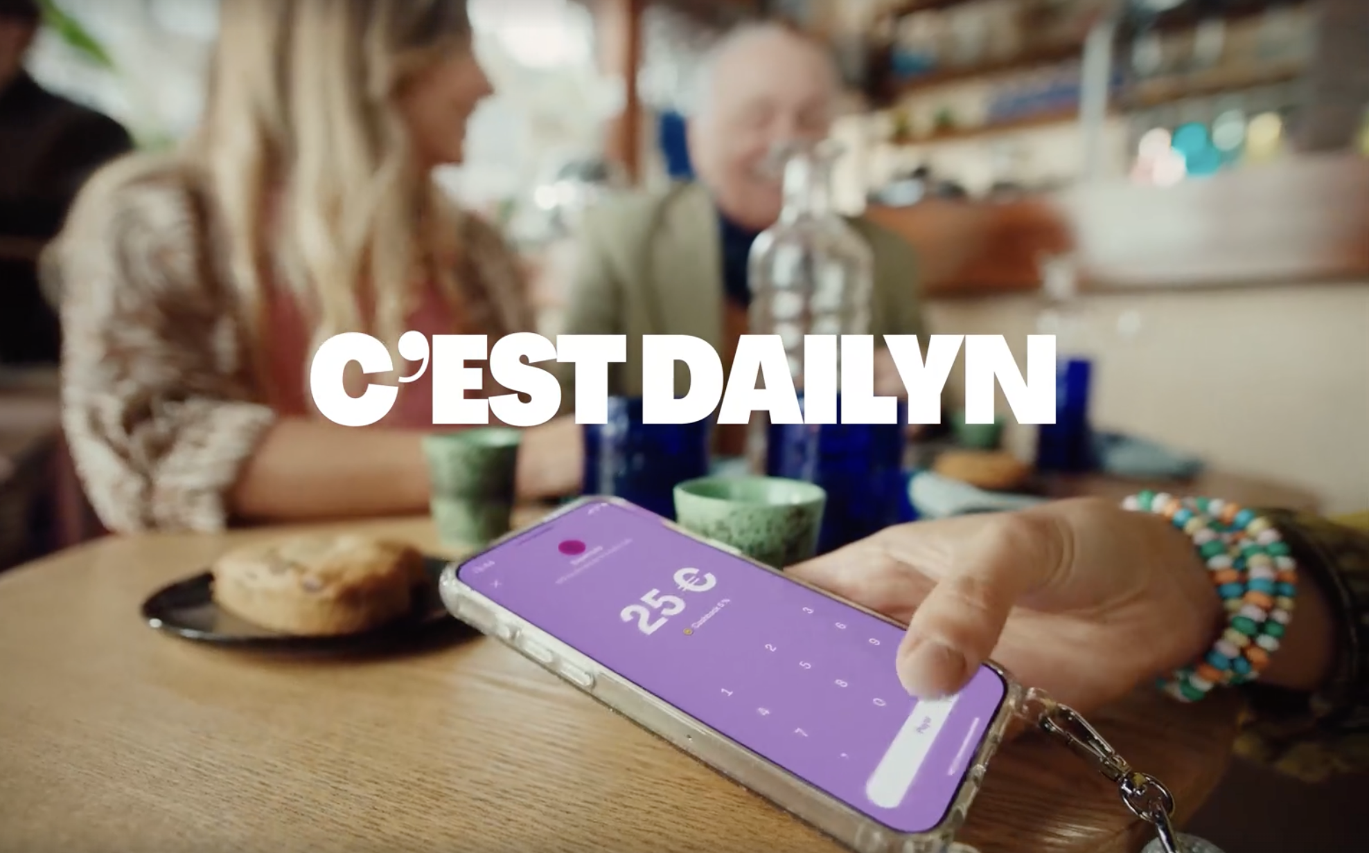 application sur un téléphone portable