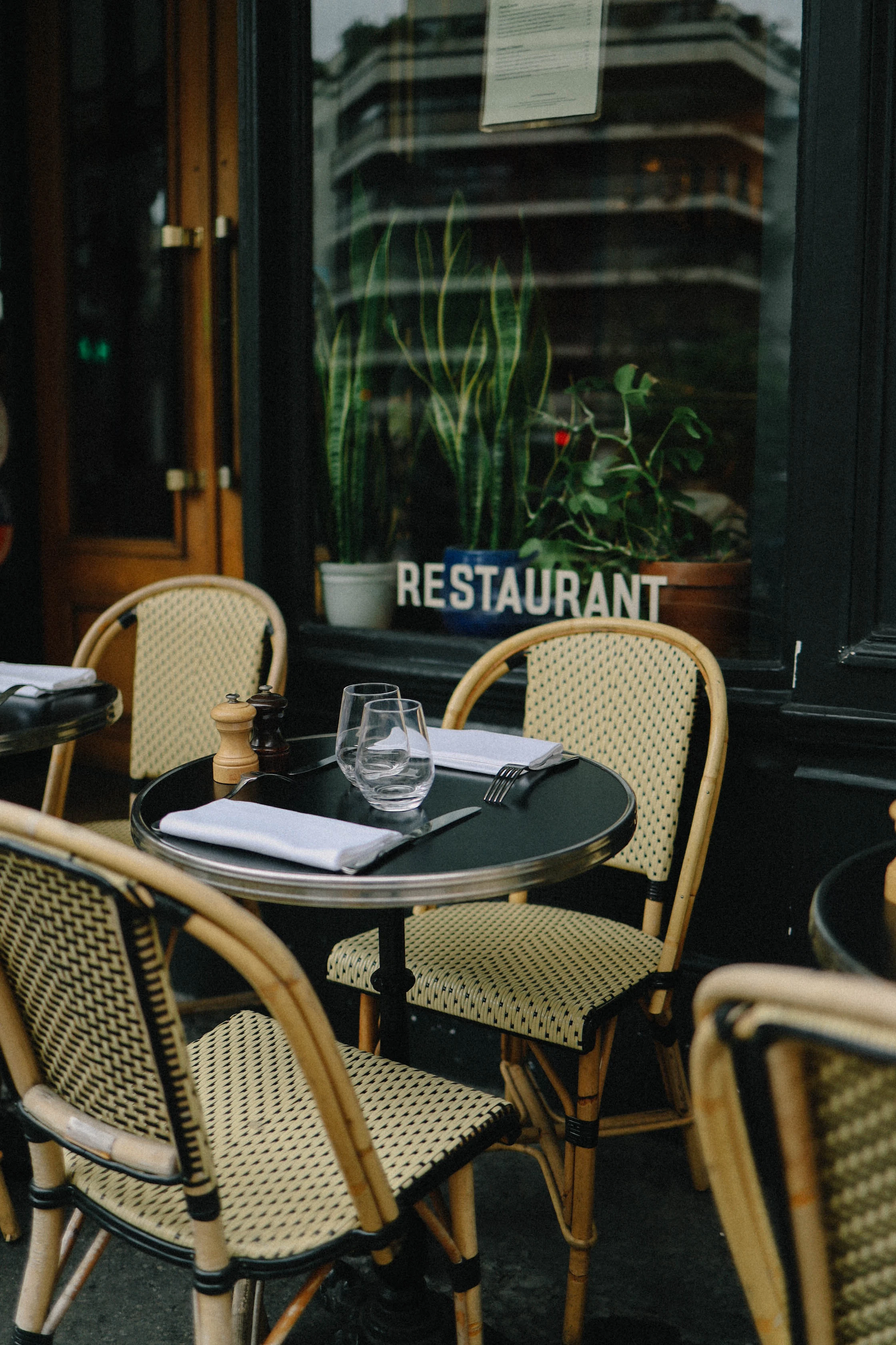 Terrasse de restaurant