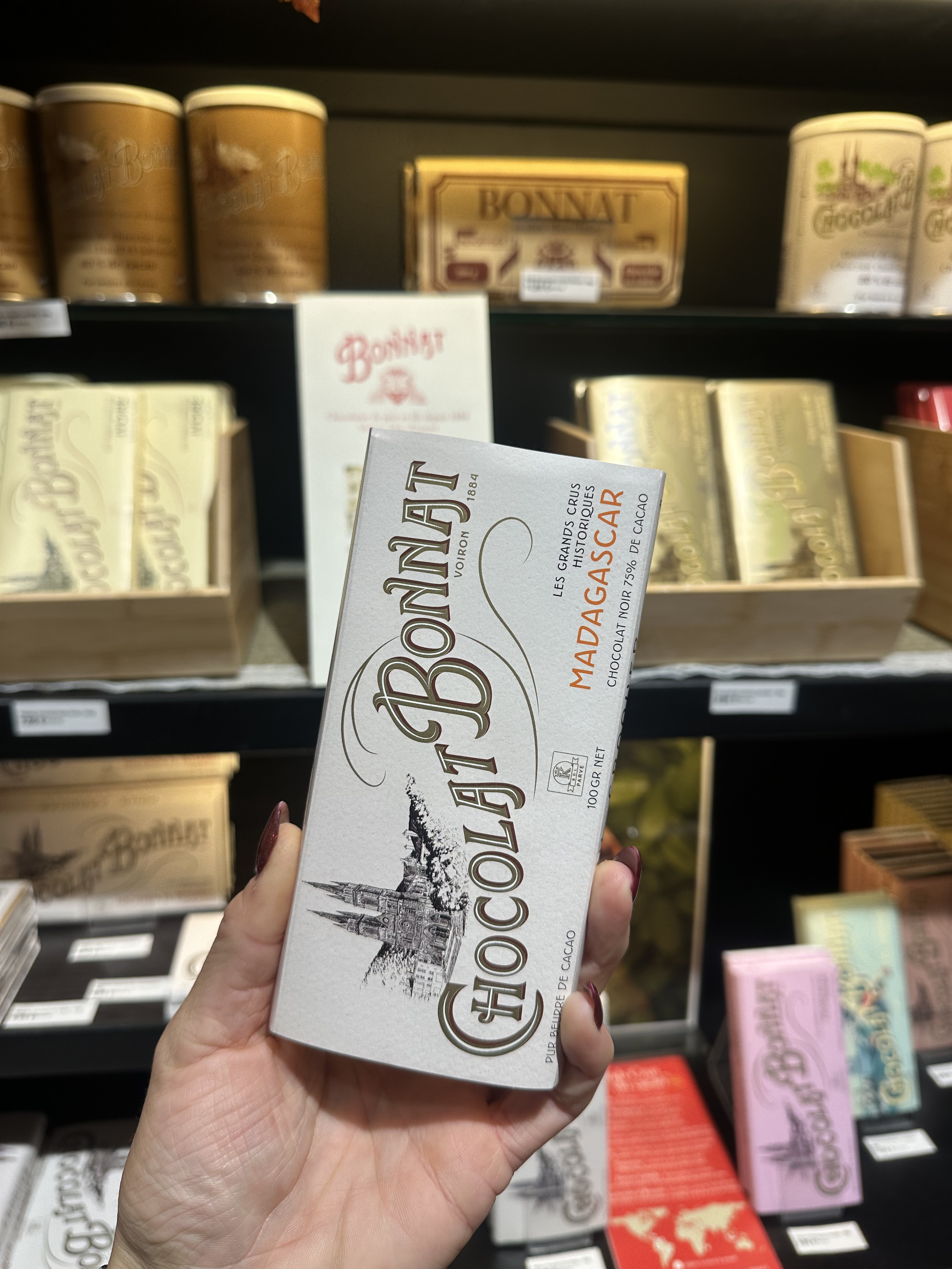Tablette blanche de chocolat