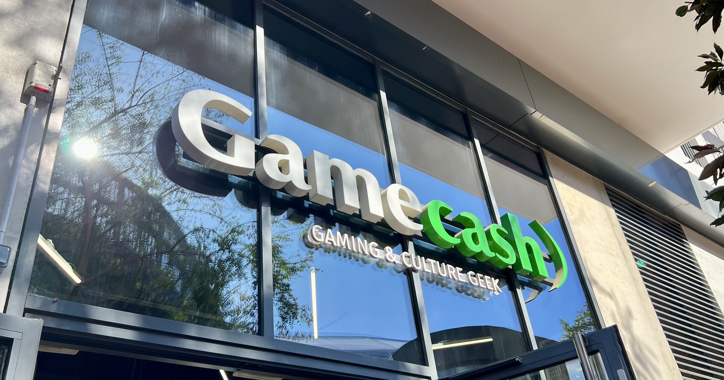 Devanture du magasin gamecash