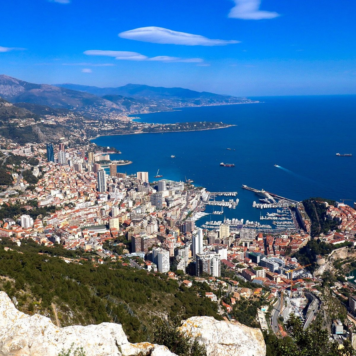 Vue mer sur monaco