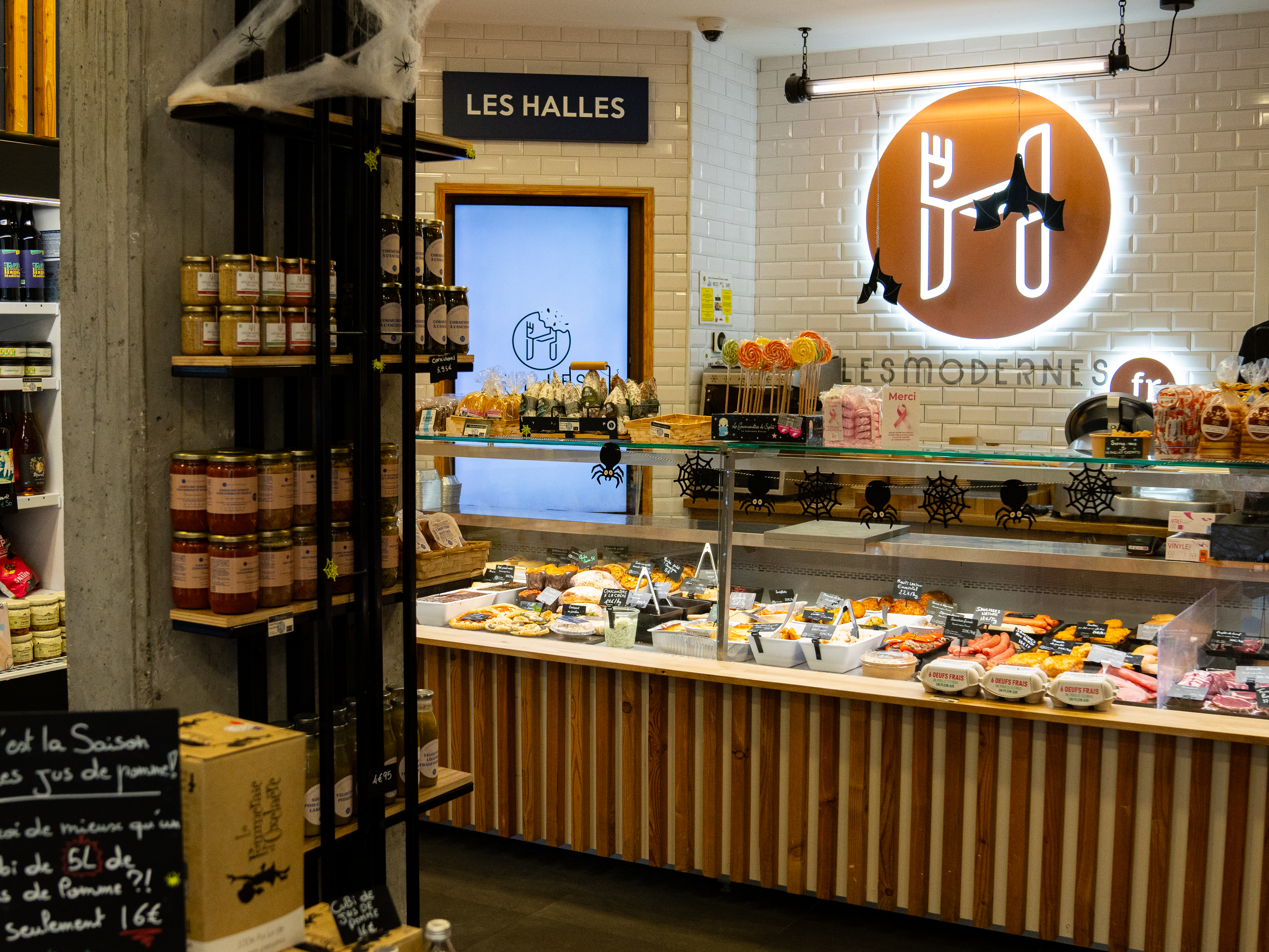 Comptoir chez un traiteur