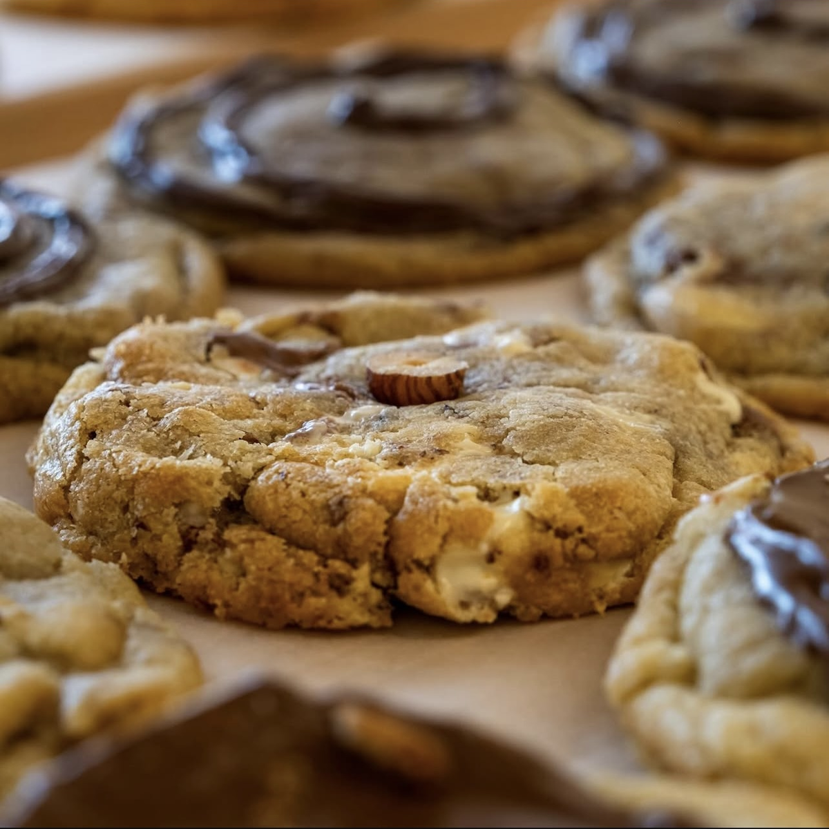 Cookies chocolat et noisette