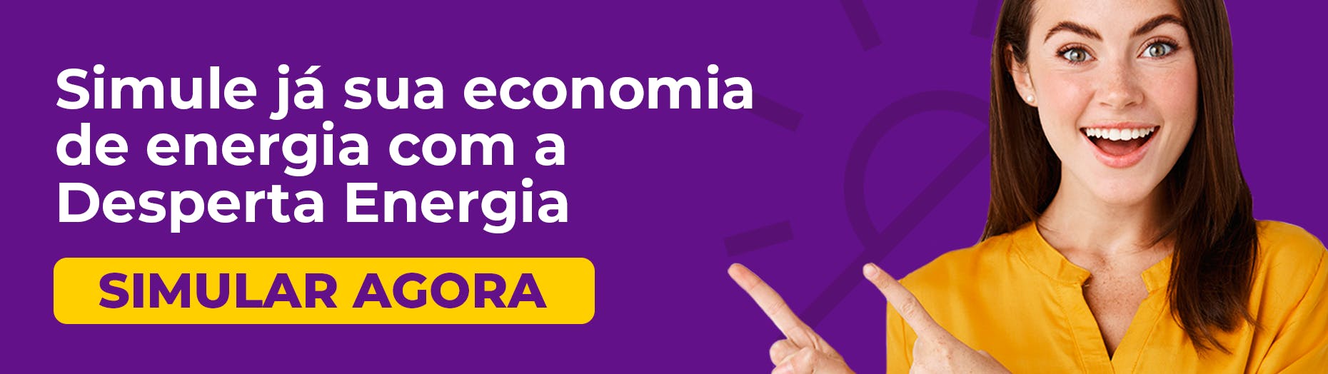 banner para simular a economia de energia com a Desperta Energia