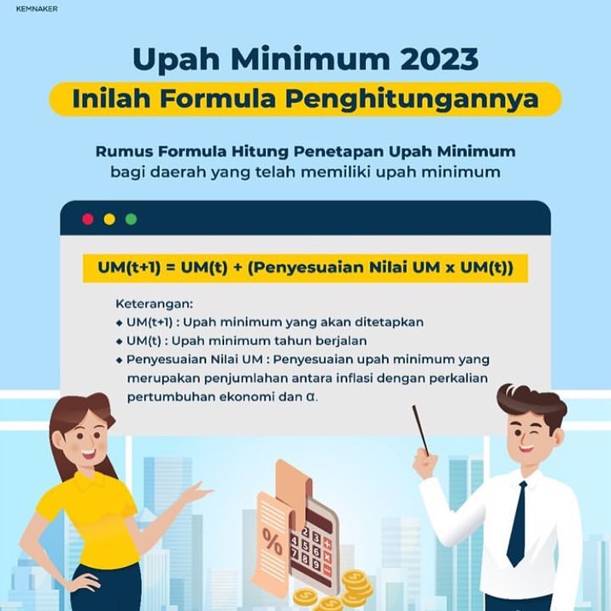 UMP 2024 Naik Di Seluruh Indonesia, Ini Rumus Hitung Upah Minimum