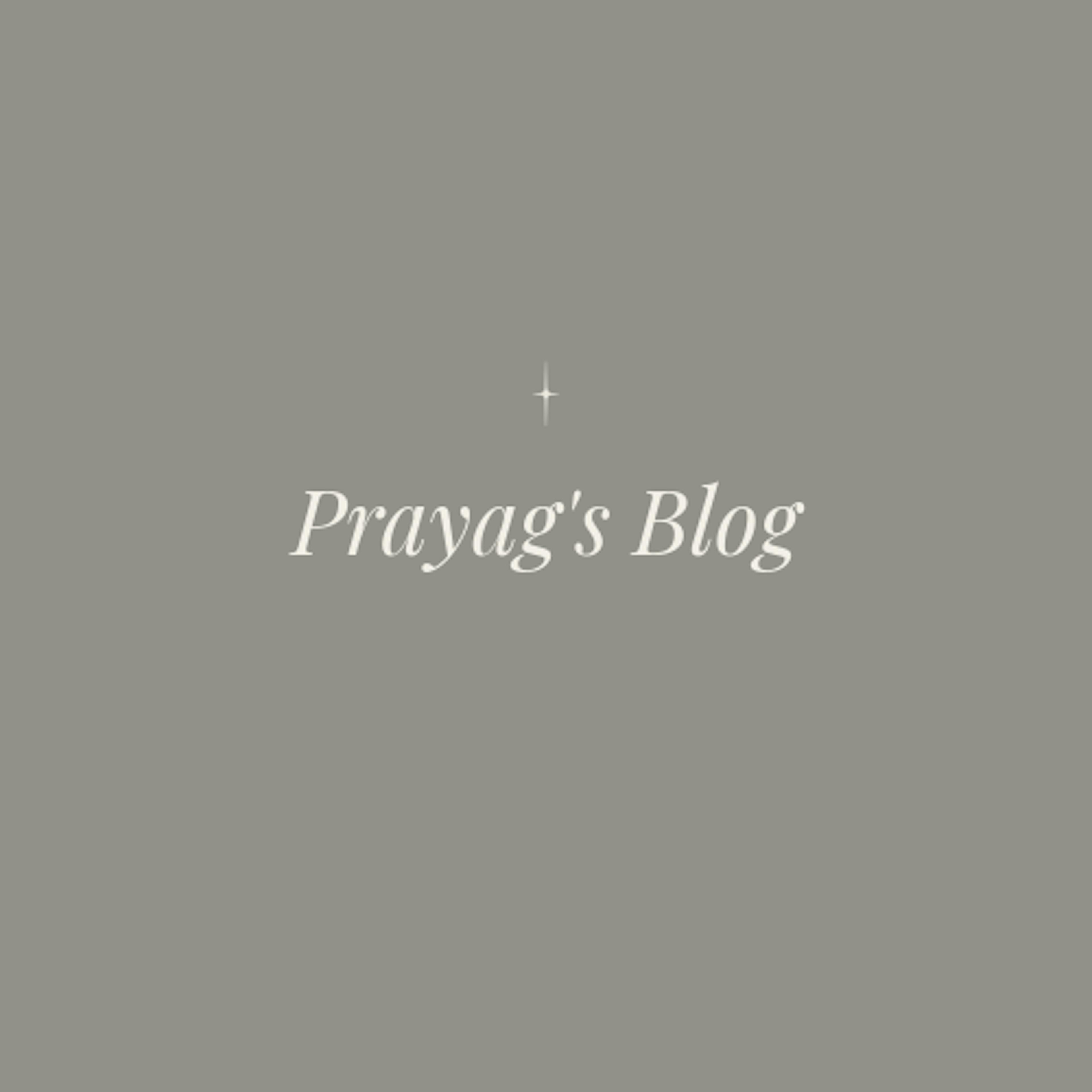 Prayag's Blog logo